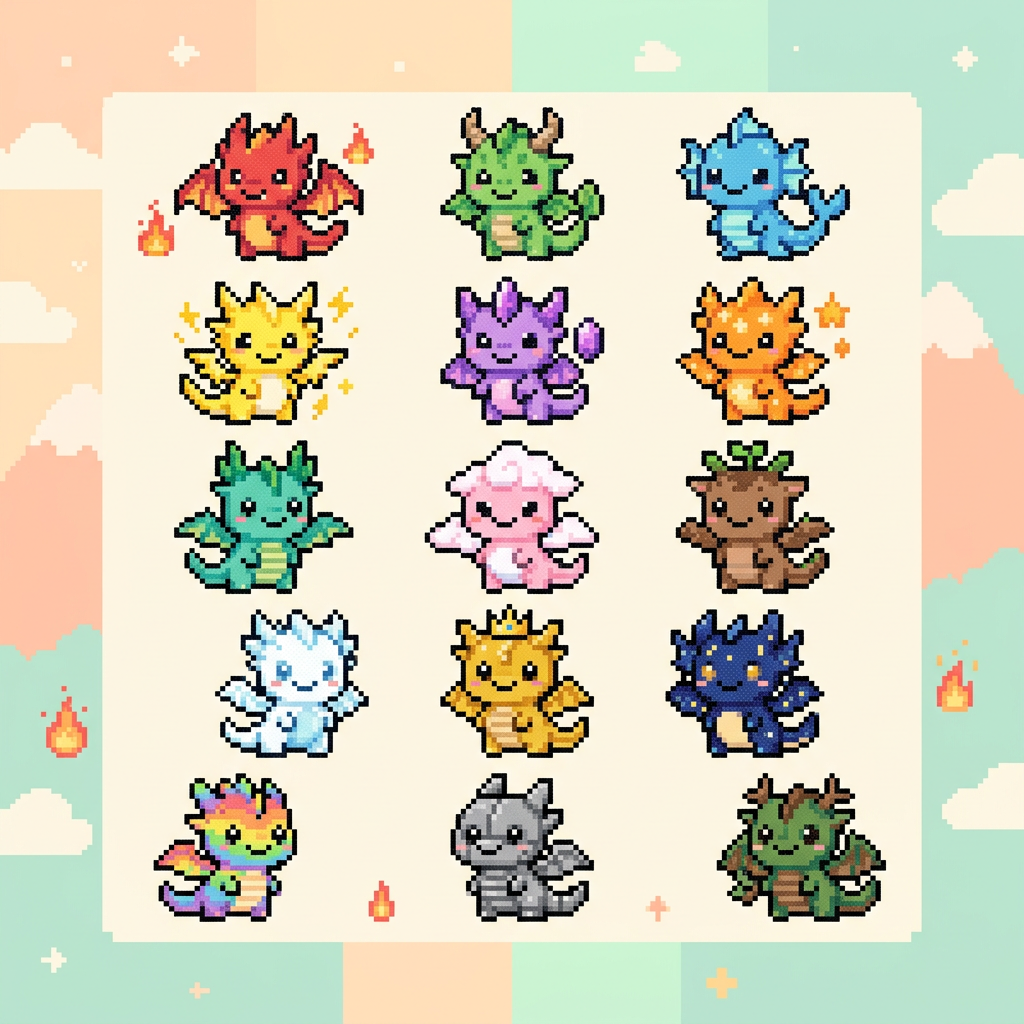 Fantasy & Fire: 15 Dragon Perler Bead Patterns to Ignite Your Creativity
