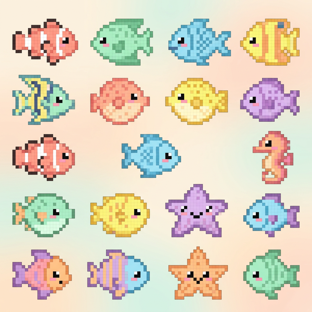 Under the Sea: 15 Fin-tastic Fish Perler Bead Patterns