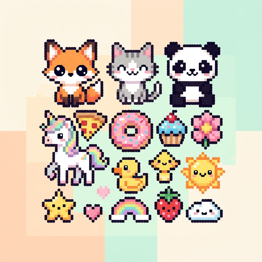 Adorable Kawaii Perler Bead Patterns You'll Love
