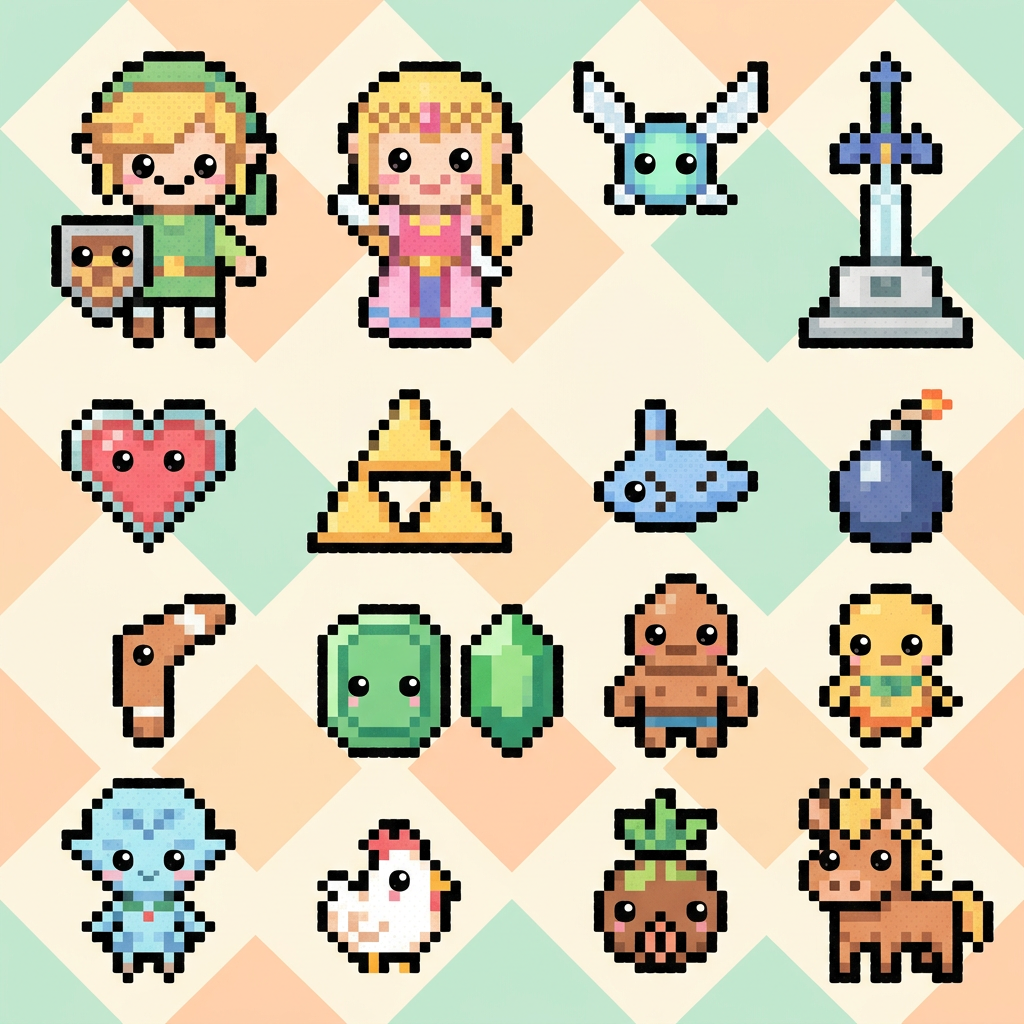 Unleash the Power: 15 Legend of Zelda Perler Bead Patterns
