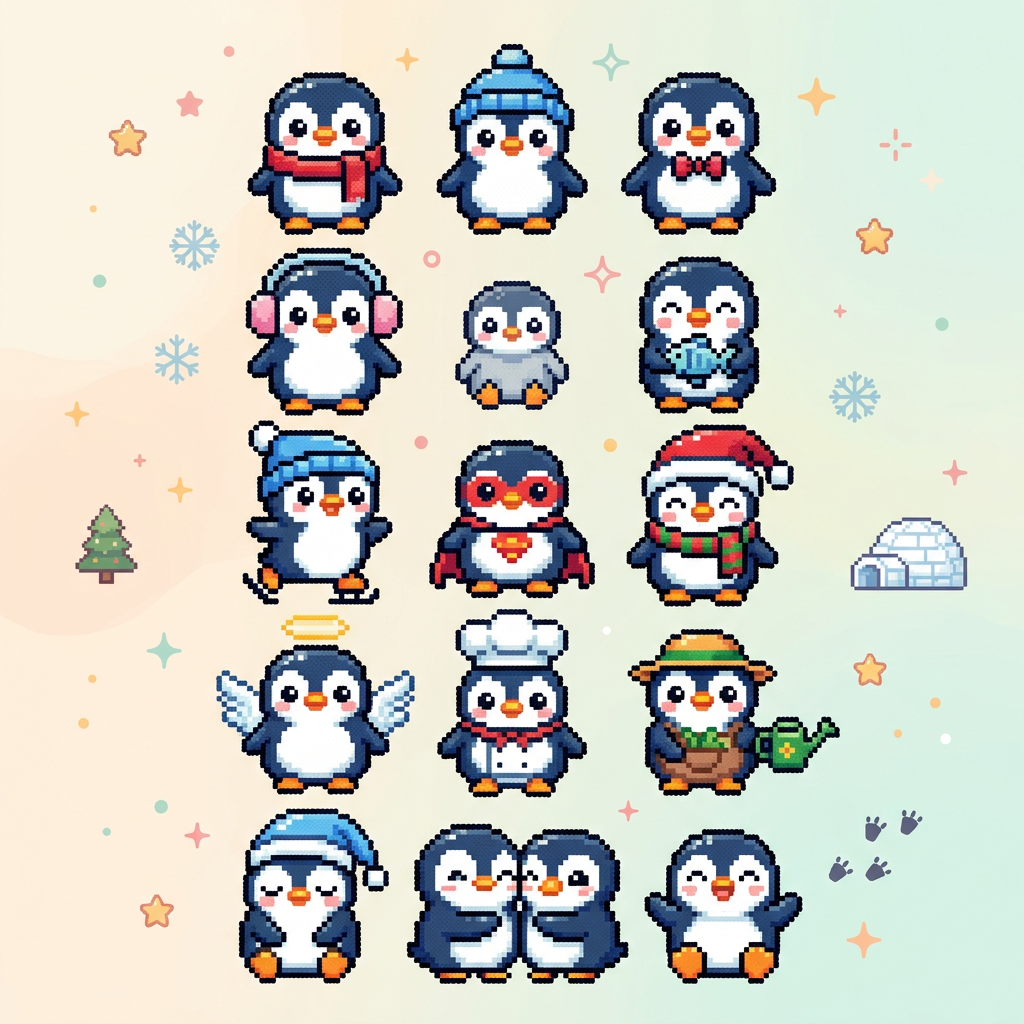 Waddle into Fun: 15 Adorable Penguin Perler Bead Patterns