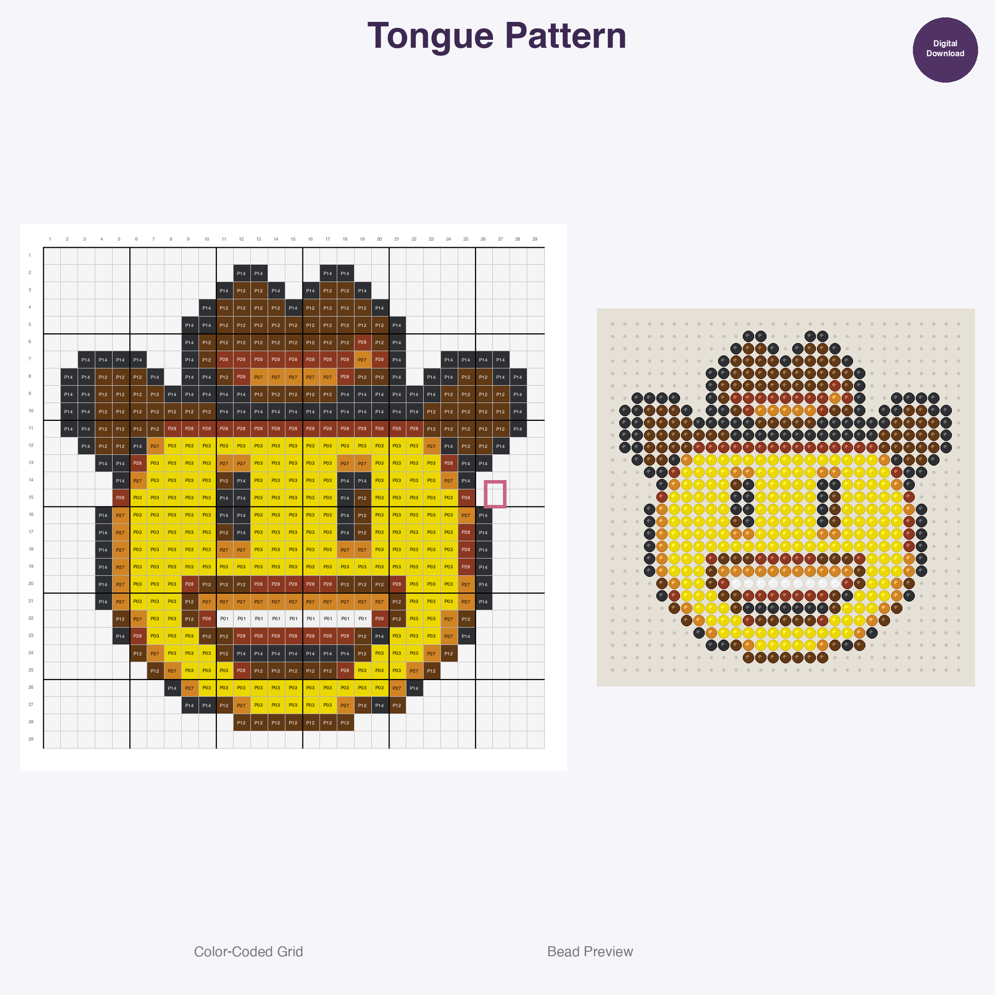 Funny & Silly Emojis Perler Bead Patterns Bundle, 12 Designs (PDF Digital Download)