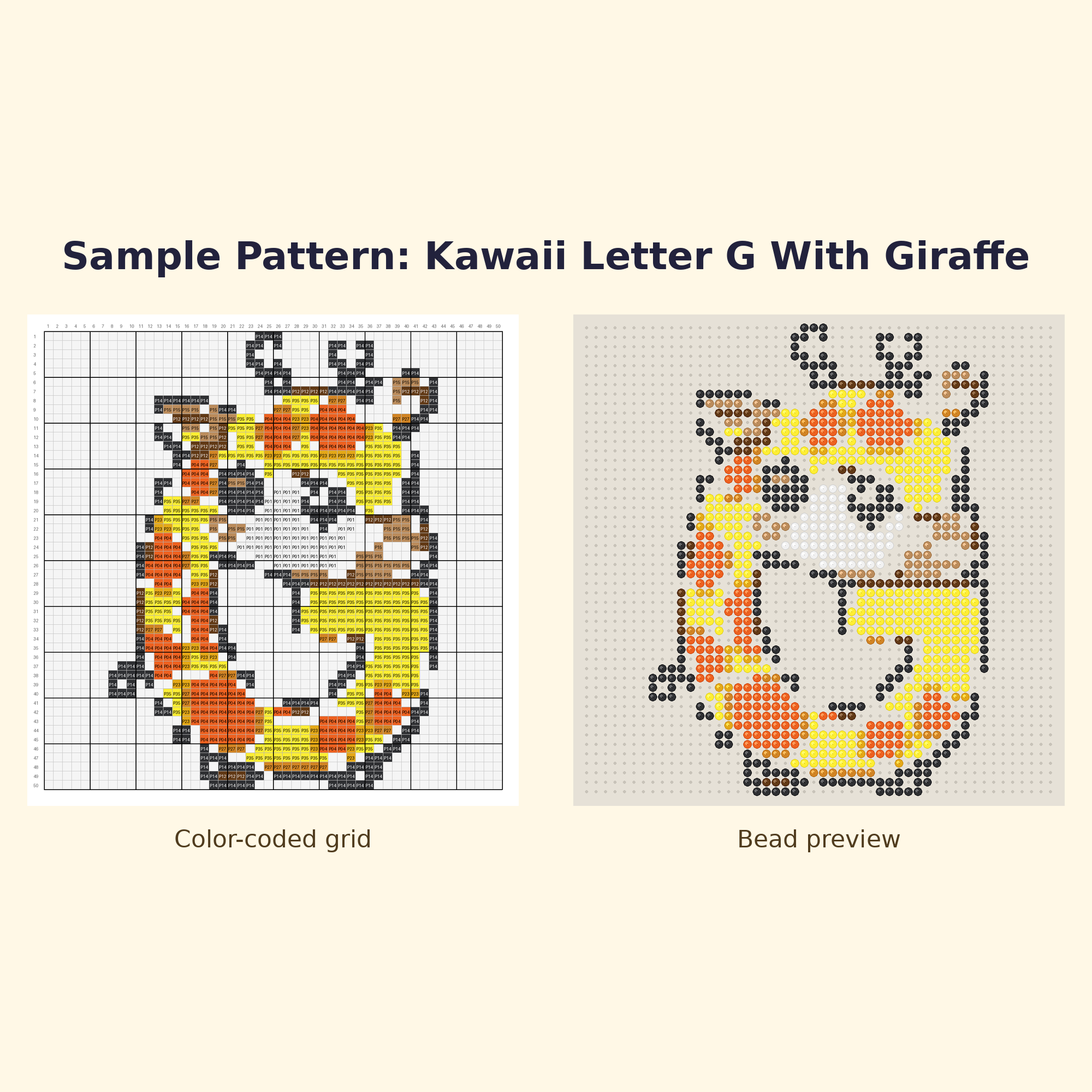 Free Alphabet Starter Perler Bead Pattern Bundle | 12 Designs | Hama Bead Compatible | PDF Digital Download