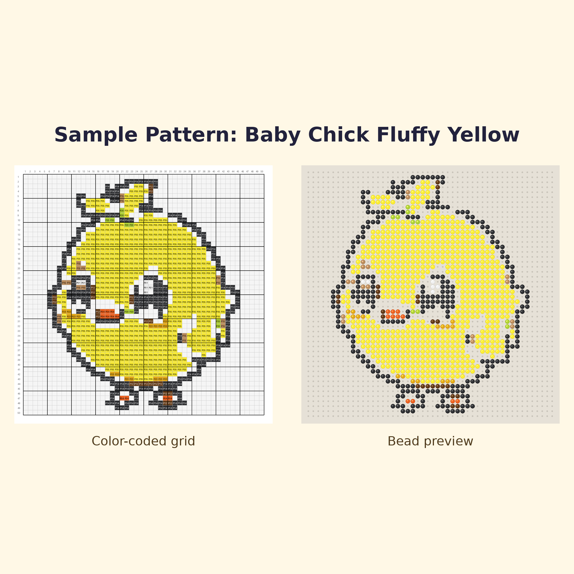 Free Baby Animals Mini Perler Bead Pattern Bundle | 12 Designs | Hama Bead Compatible | PDF Digital Download