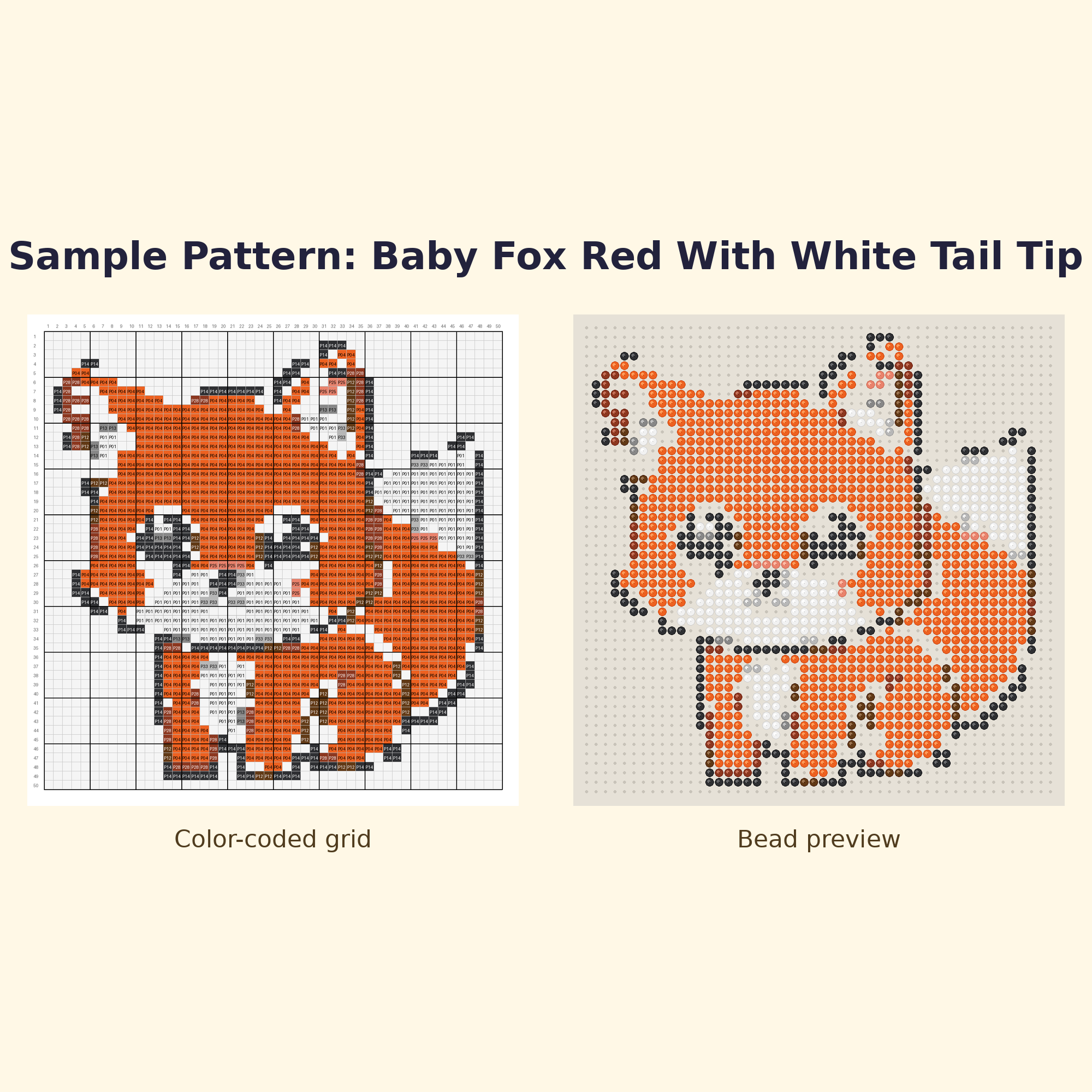 Free Baby Animals Mini Perler Bead Pattern Bundle | 12 Designs | Hama Bead Compatible | PDF Digital Download