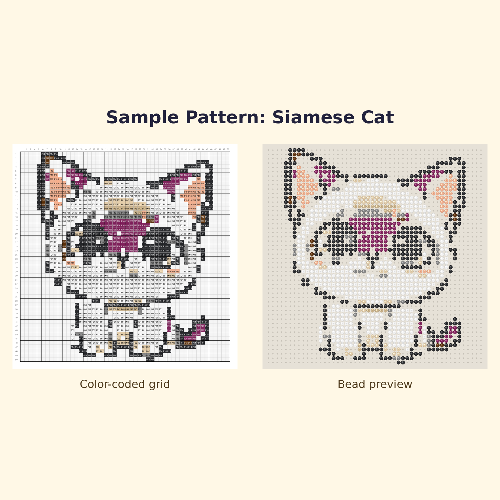 Free Cute Cat Starter Perler Bead Pattern Bundle | 12 Designs | Hama Bead Compatible | PDF Digital Download