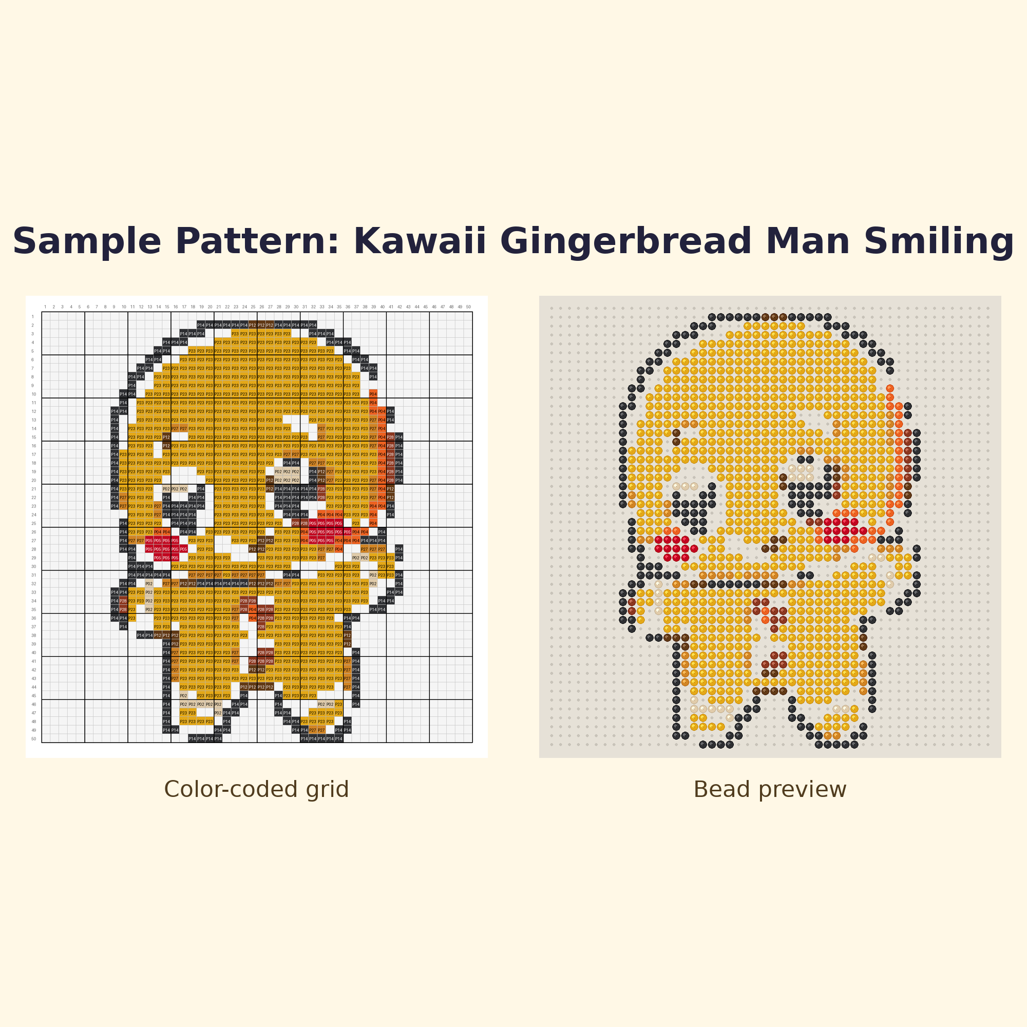 Free Christmas Mini Perler Bead Pattern Bundle | 12 Designs | Hama Bead Compatible | PDF Digital Download