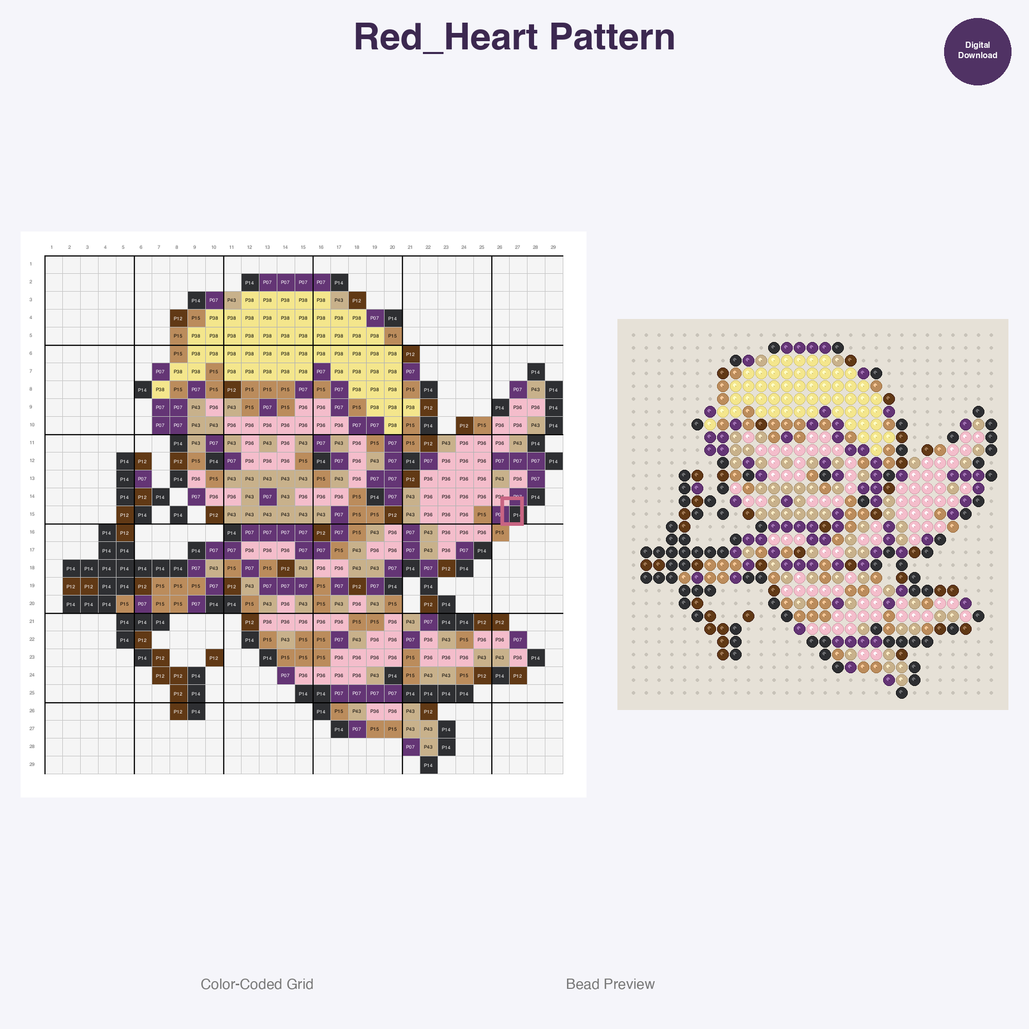 Valentine's & Celebrations Perler Bead Patterns Bundle, 12 Designs (PDF Digital Download)