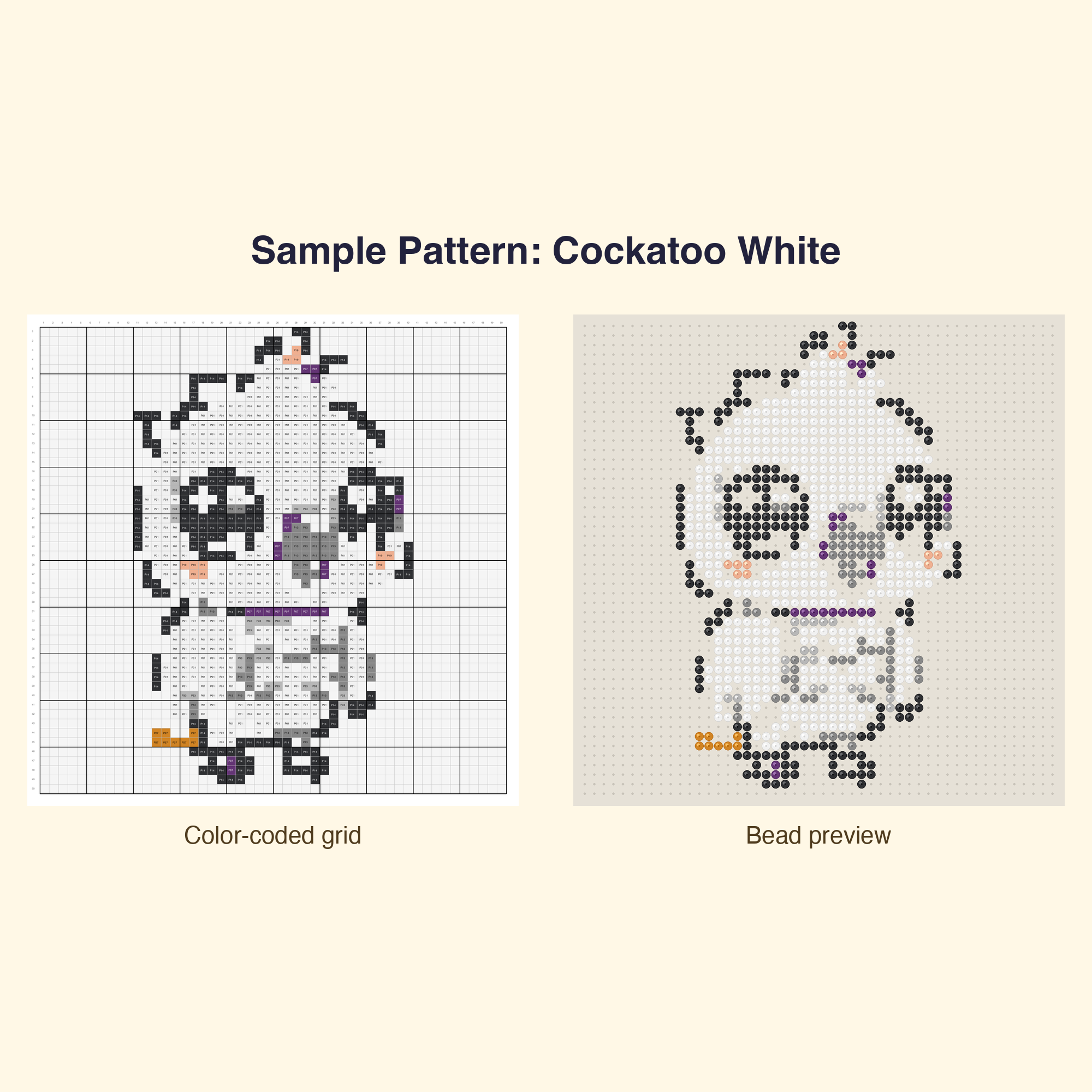 Cute Feathered Friends Perler Bead Pattern Bundle | 48 Designs | Hama Bead Compatible | PDF Digital Download