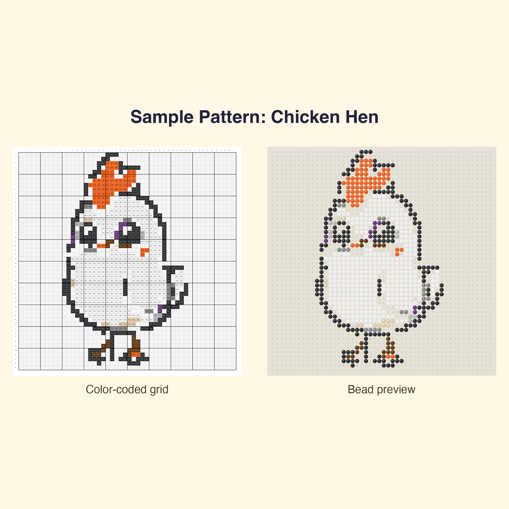 Cute Feathered Friends Perler Bead Pattern Bundle | 48 Designs | Hama Bead Compatible | PDF Digital Download