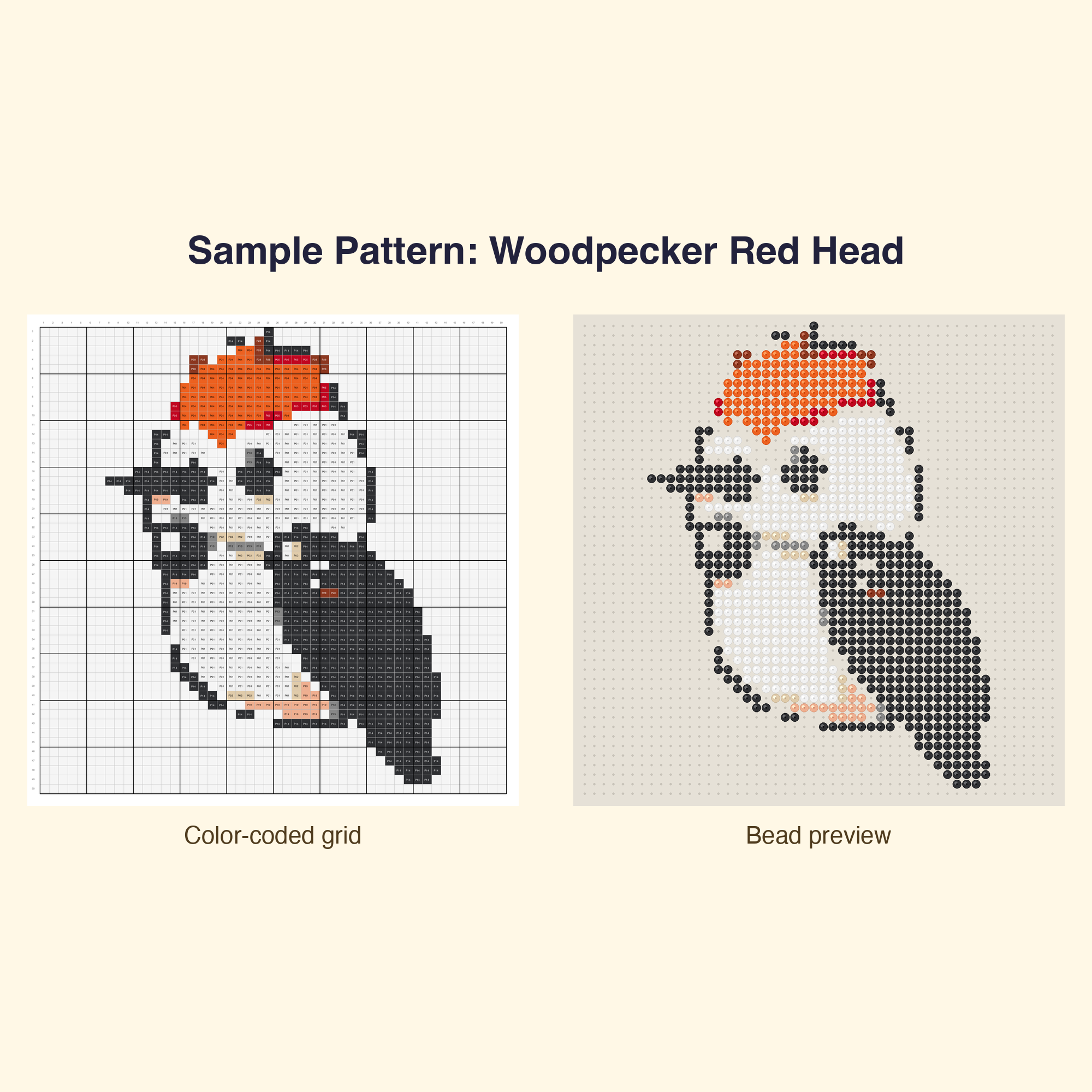 Cute Feathered Friends Perler Bead Pattern Bundle | 48 Designs | Hama Bead Compatible | PDF Digital Download