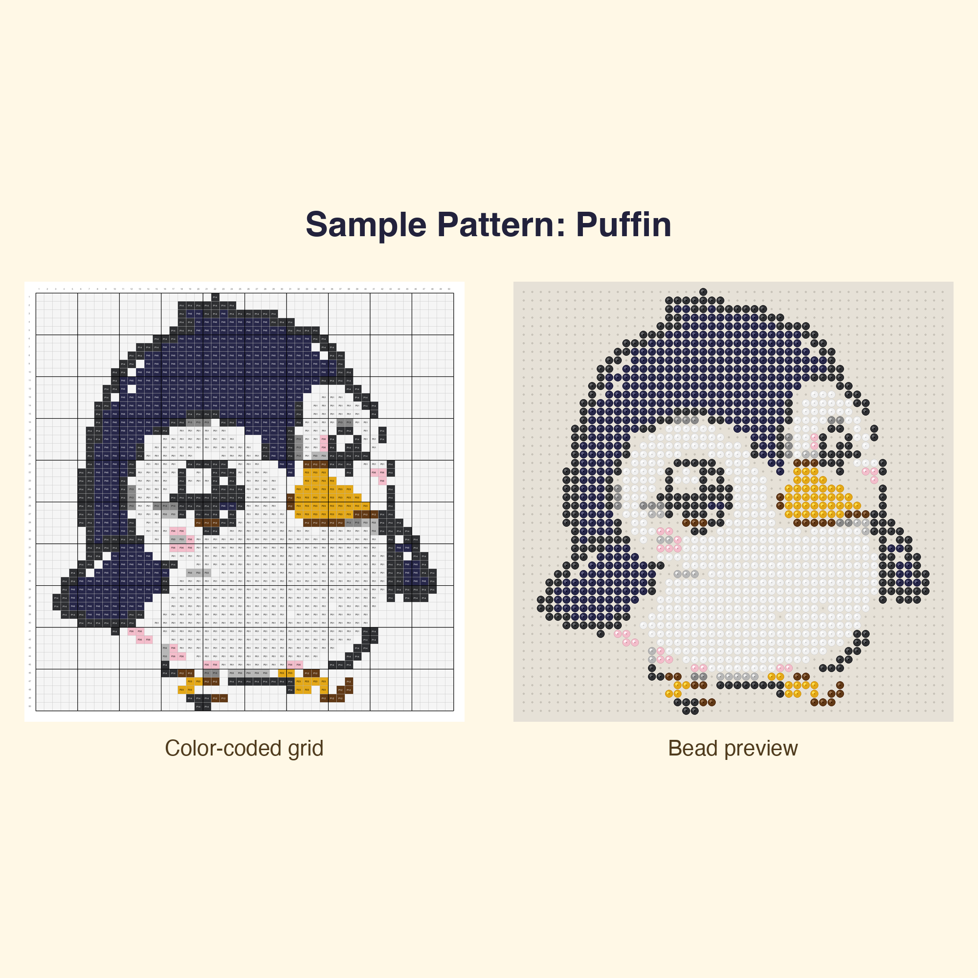 Cute Feathered Friends Perler Bead Pattern Bundle | 48 Designs | Hama Bead Compatible | PDF Digital Download
