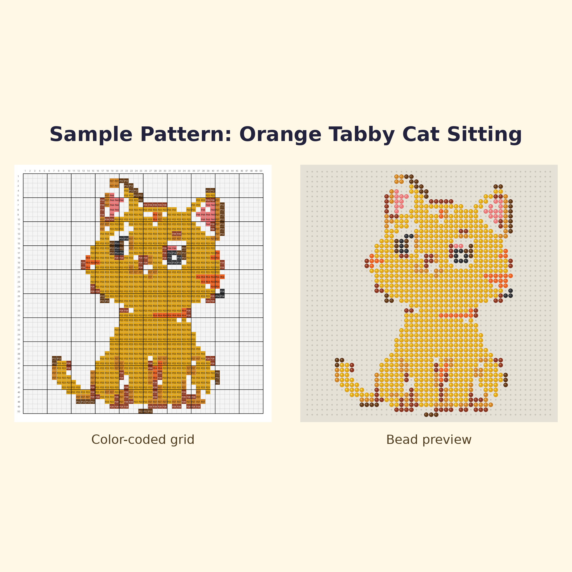 Cute Cat Pals Perler Bead Pattern Bundle | 24 Designs | Hama Bead Compatible | PDF Digital Download