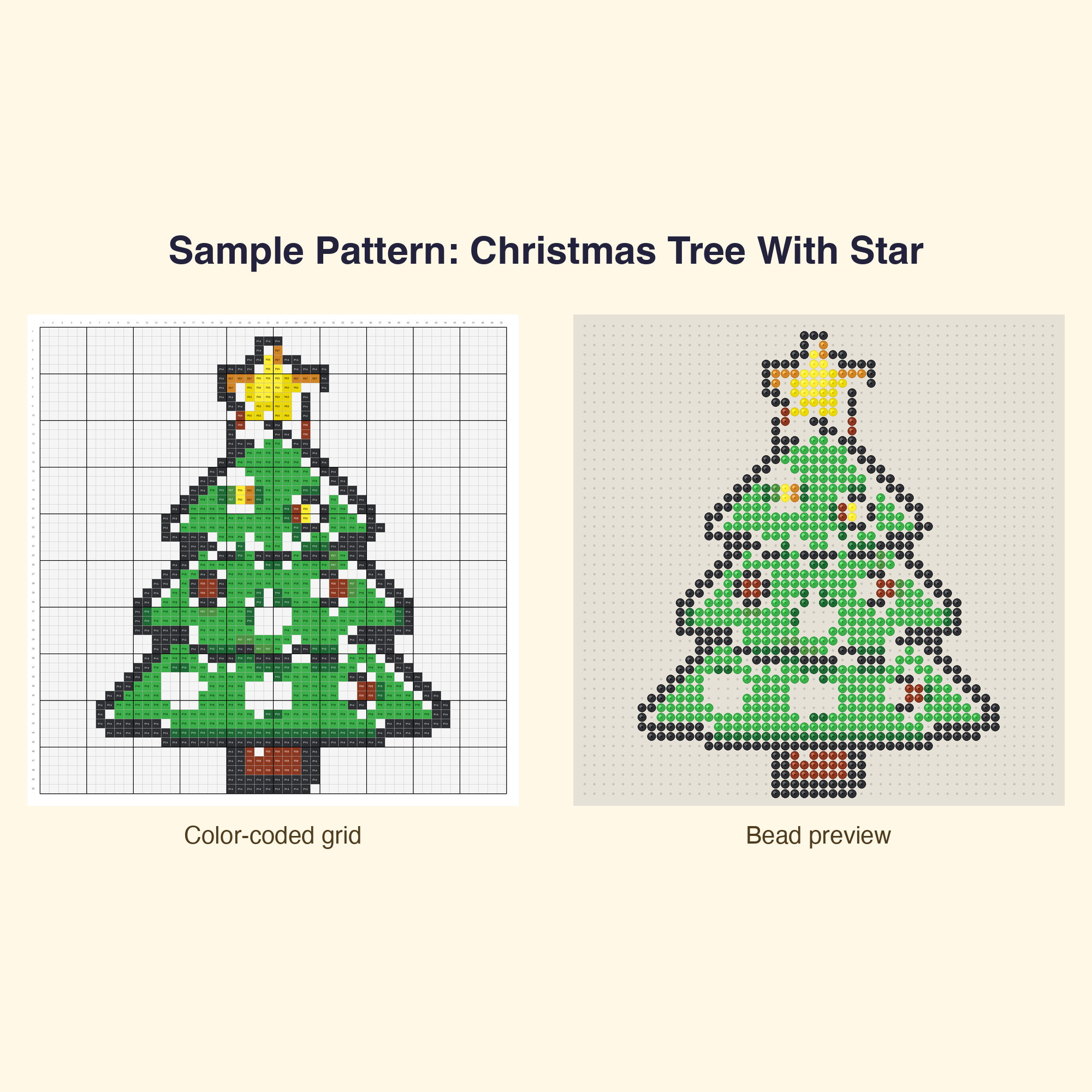 Cute Cute Christmas Perler Bead Pattern Bundle | 48 Designs | Hama Bead Compatible | PDF Digital Download