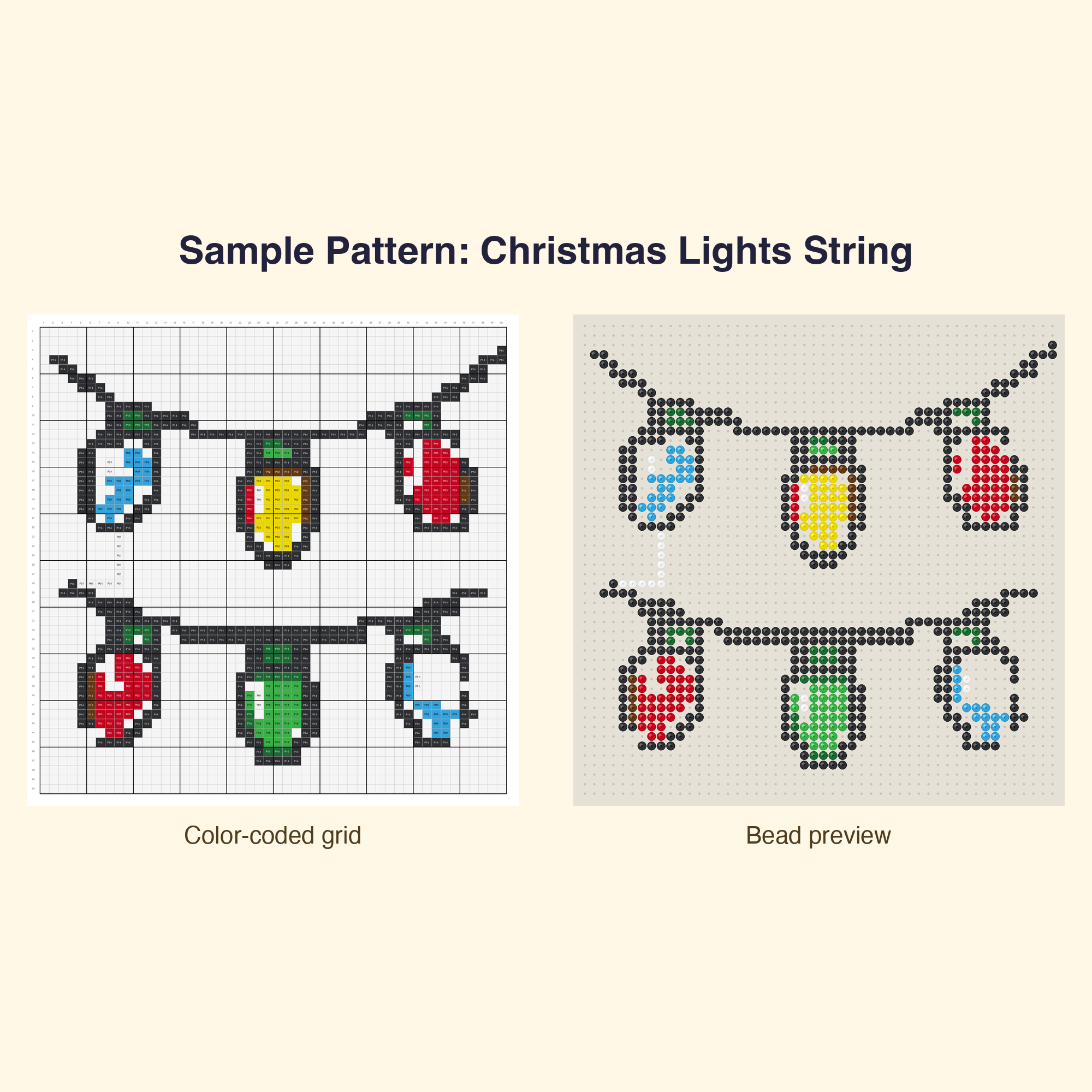 Cute Cute Christmas Perler Bead Pattern Bundle | 48 Designs | Hama Bead Compatible | PDF Digital Download