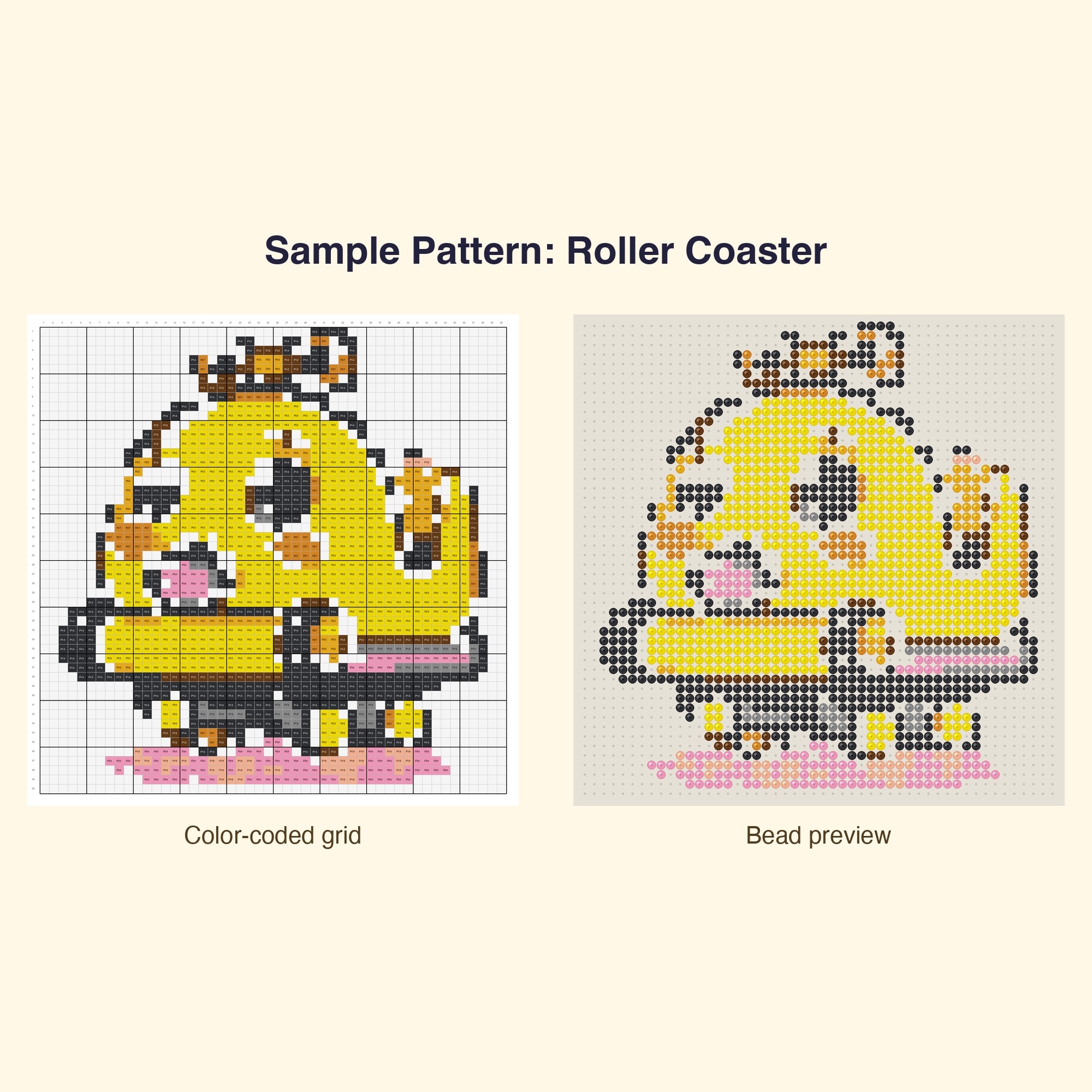 Kawaii Circus Carnival Perler Bead Pattern Bundle | 42 Designs | Hama Bead Compatible | PDF Digital Download