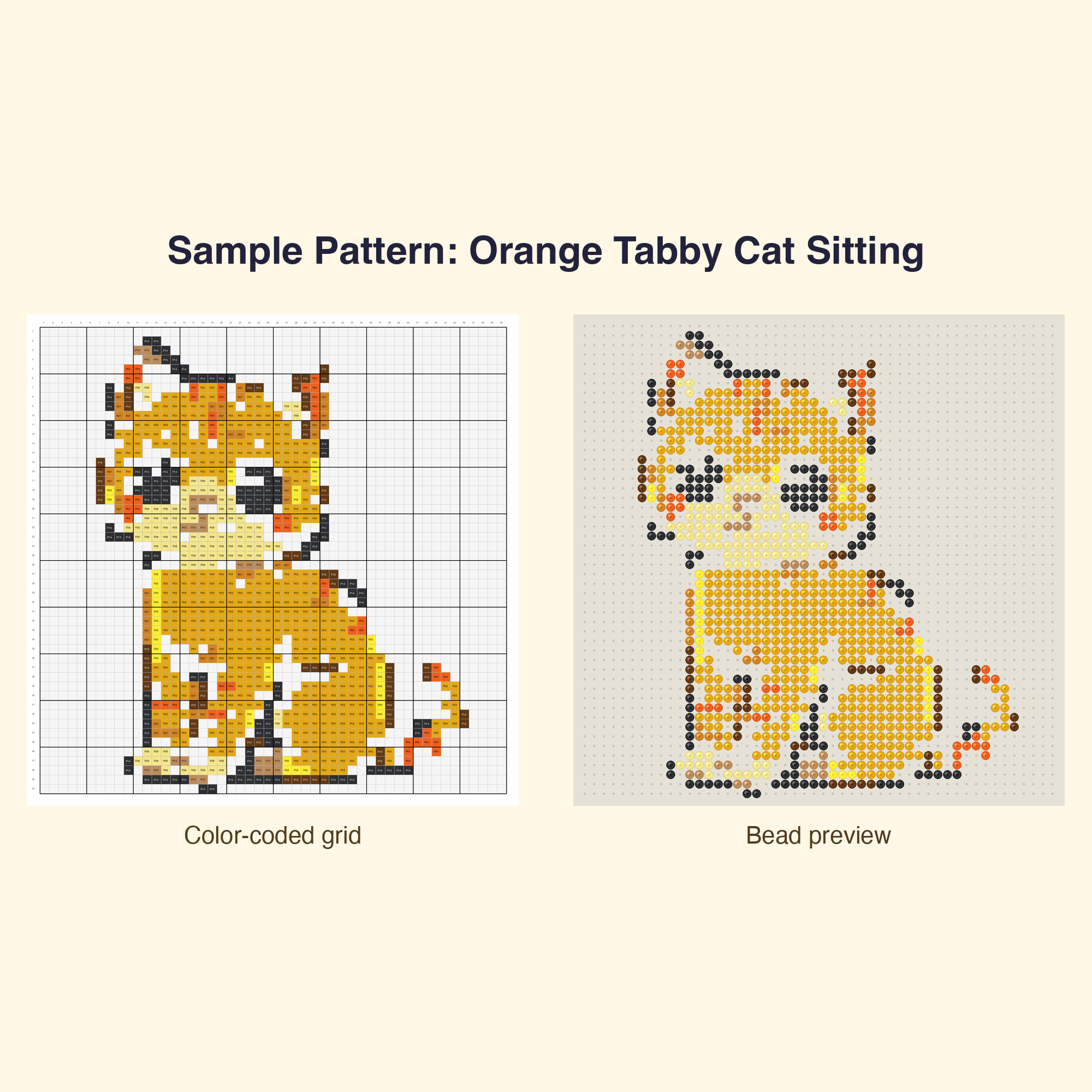 Cute Adorable Animal Friends Perler Bead Pattern Bundle | 48 Designs | Hama Bead Compatible | PDF Digital Download
