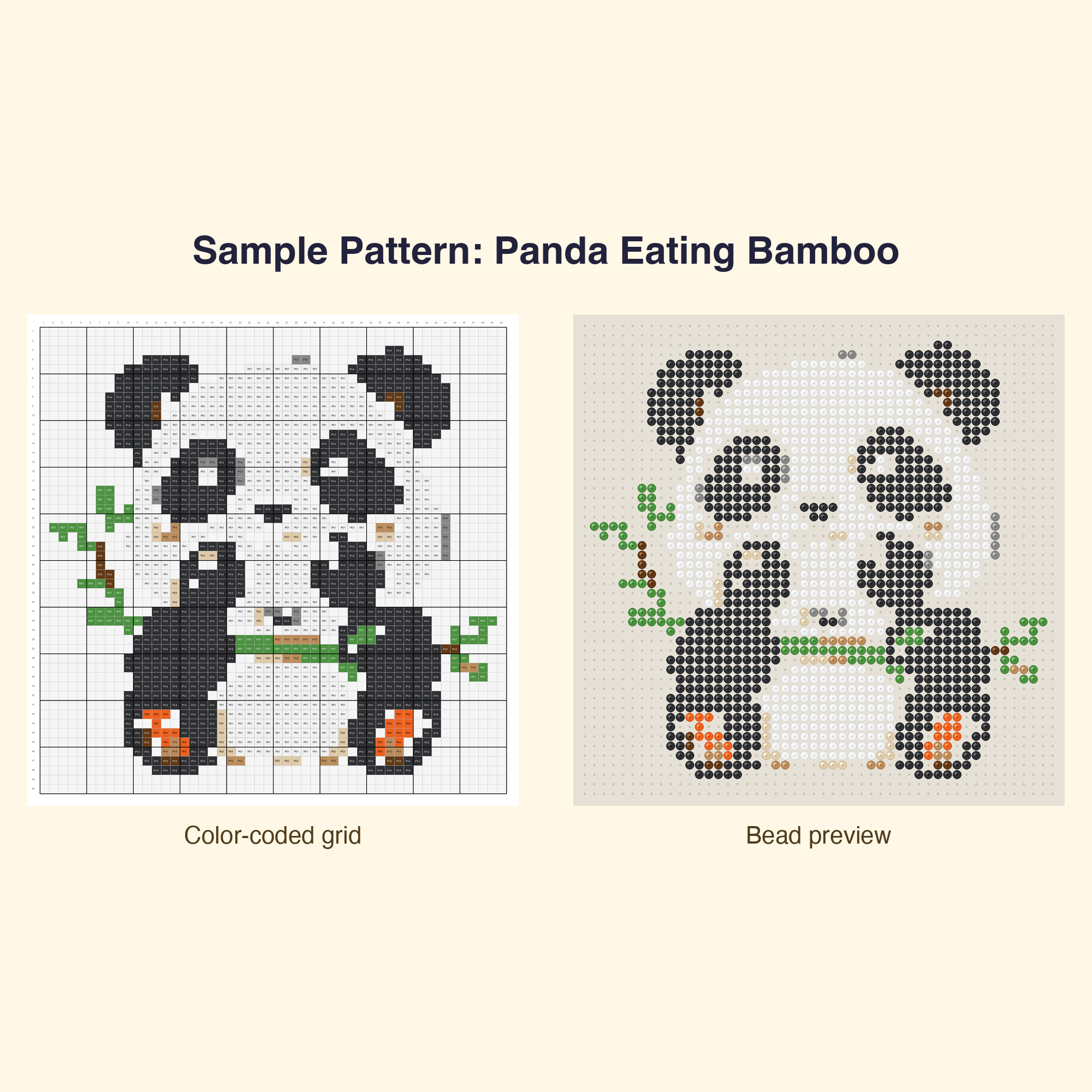 Cute Adorable Animal Friends Perler Bead Pattern Bundle | 48 Designs | Hama Bead Compatible | PDF Digital Download