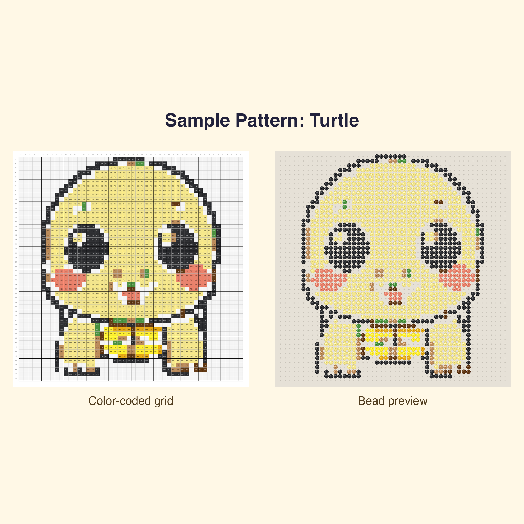 Cute Adorable Animal Friends Perler Bead Pattern Bundle | 48 Designs | Hama Bead Compatible | PDF Digital Download