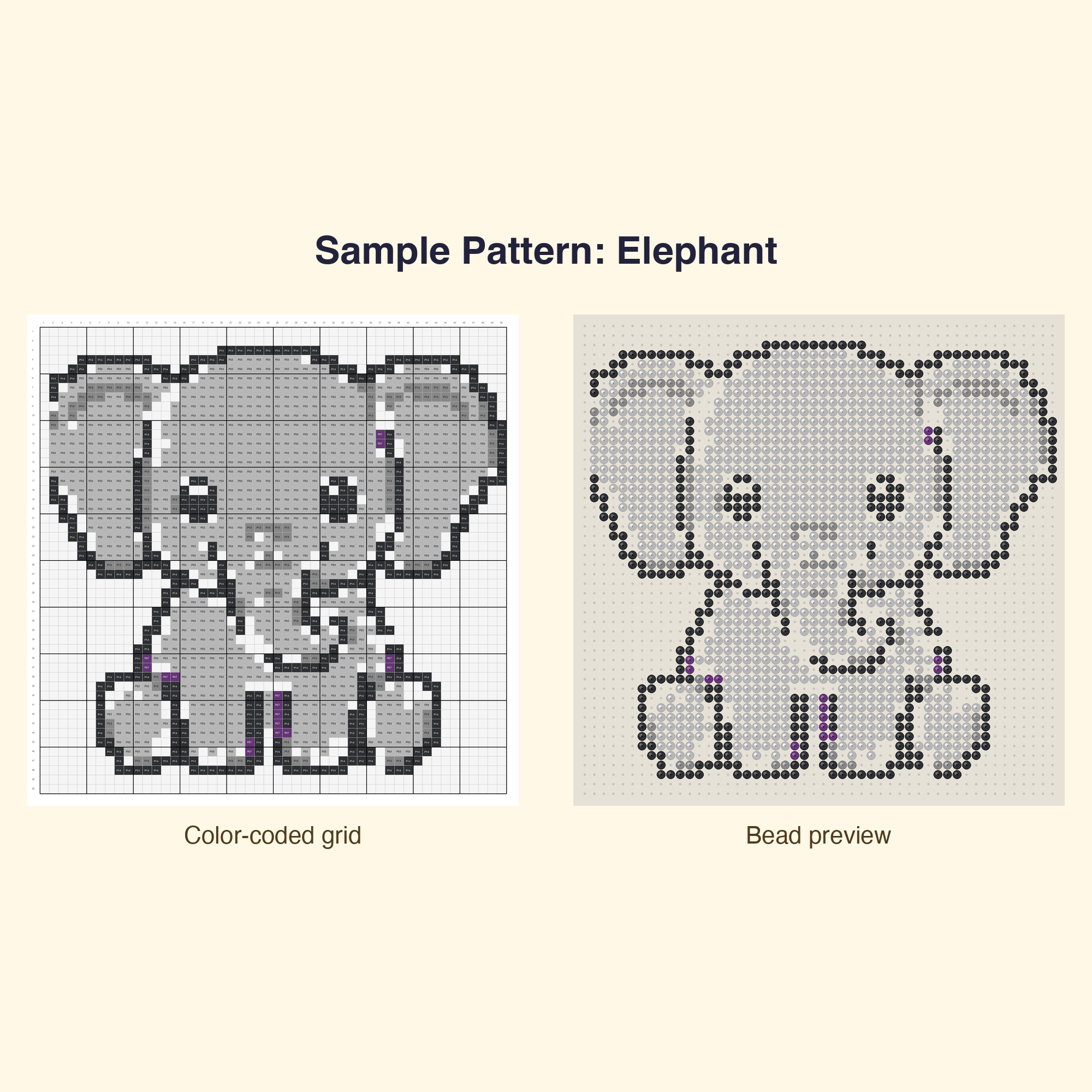 Cute Cute Animals Perler Bead Pattern Bundle | 48 Designs | Hama Bead Compatible | PDF Digital Download