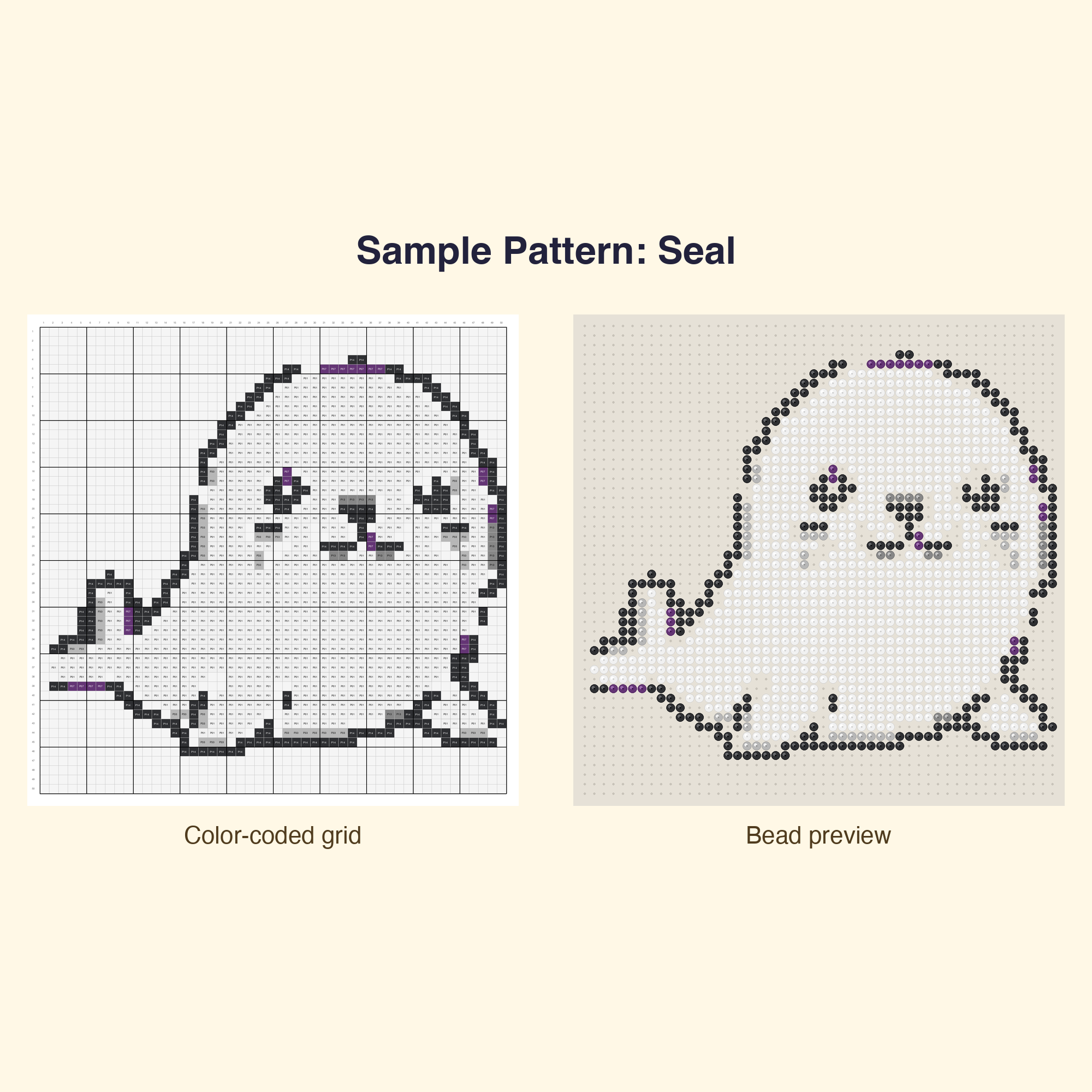Cute Cute Animals Perler Bead Pattern Bundle | 48 Designs | Hama Bead Compatible | PDF Digital Download