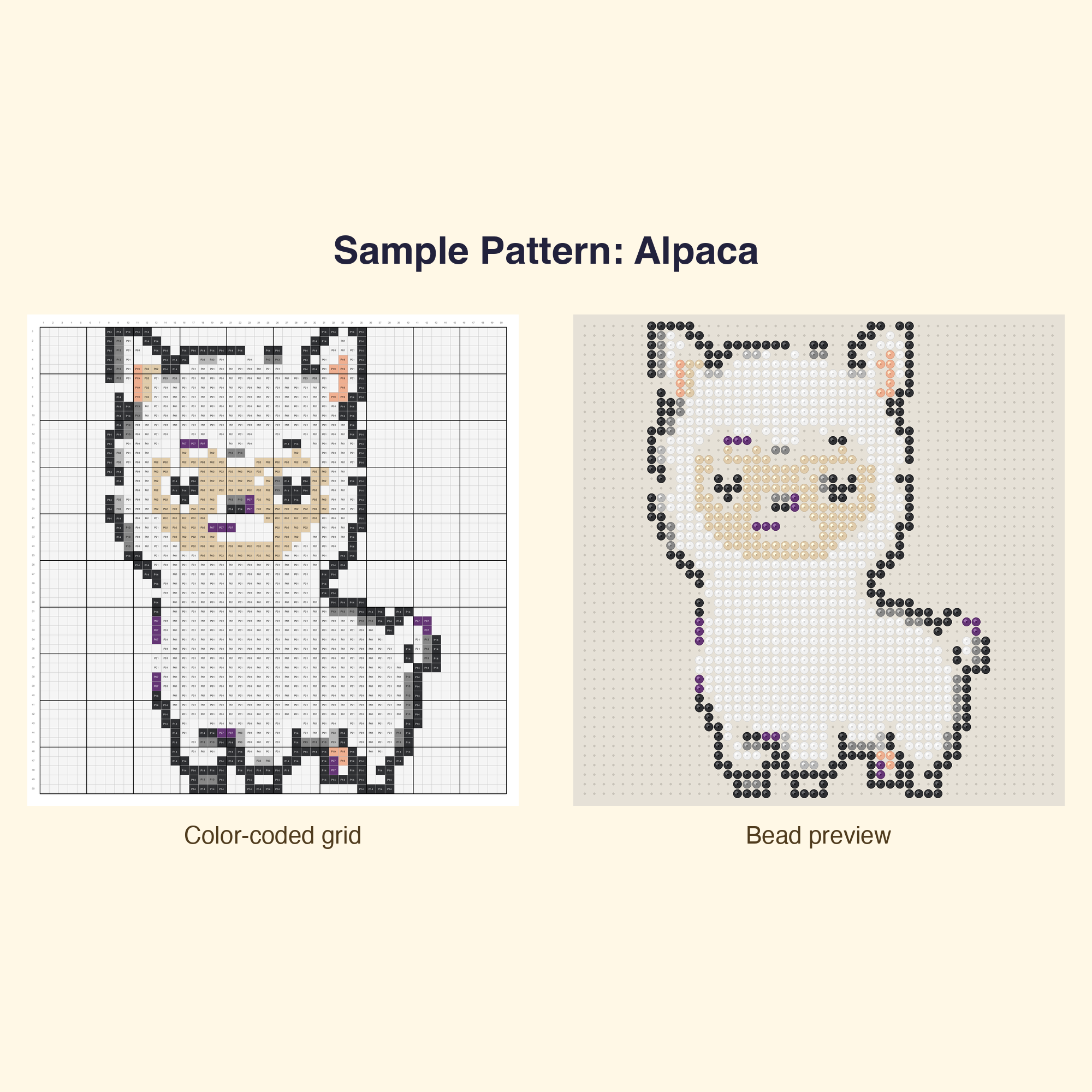 Cute Cute Animals Perler Bead Pattern Bundle | 48 Designs | Hama Bead Compatible | PDF Digital Download