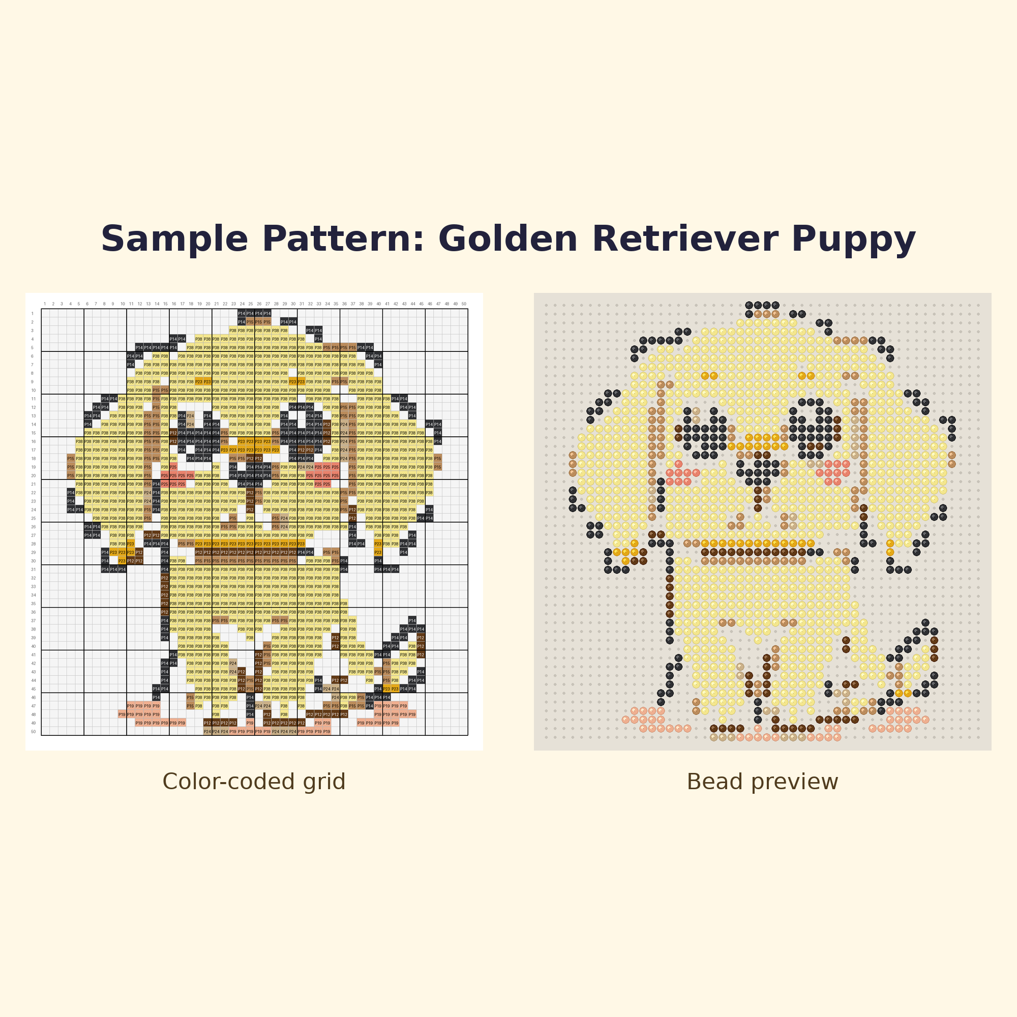 Cute Puppy Pals Perler Bead Pattern Bundle | 24 Designs | Hama Bead Compatible | PDF Digital Download