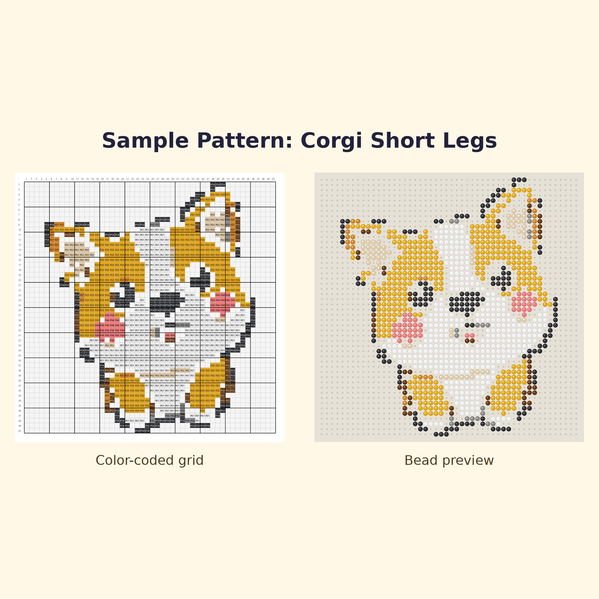 Cute Puppy Pals Perler Bead Pattern Bundle | 24 Designs | Hama Bead Compatible | PDF Digital Download