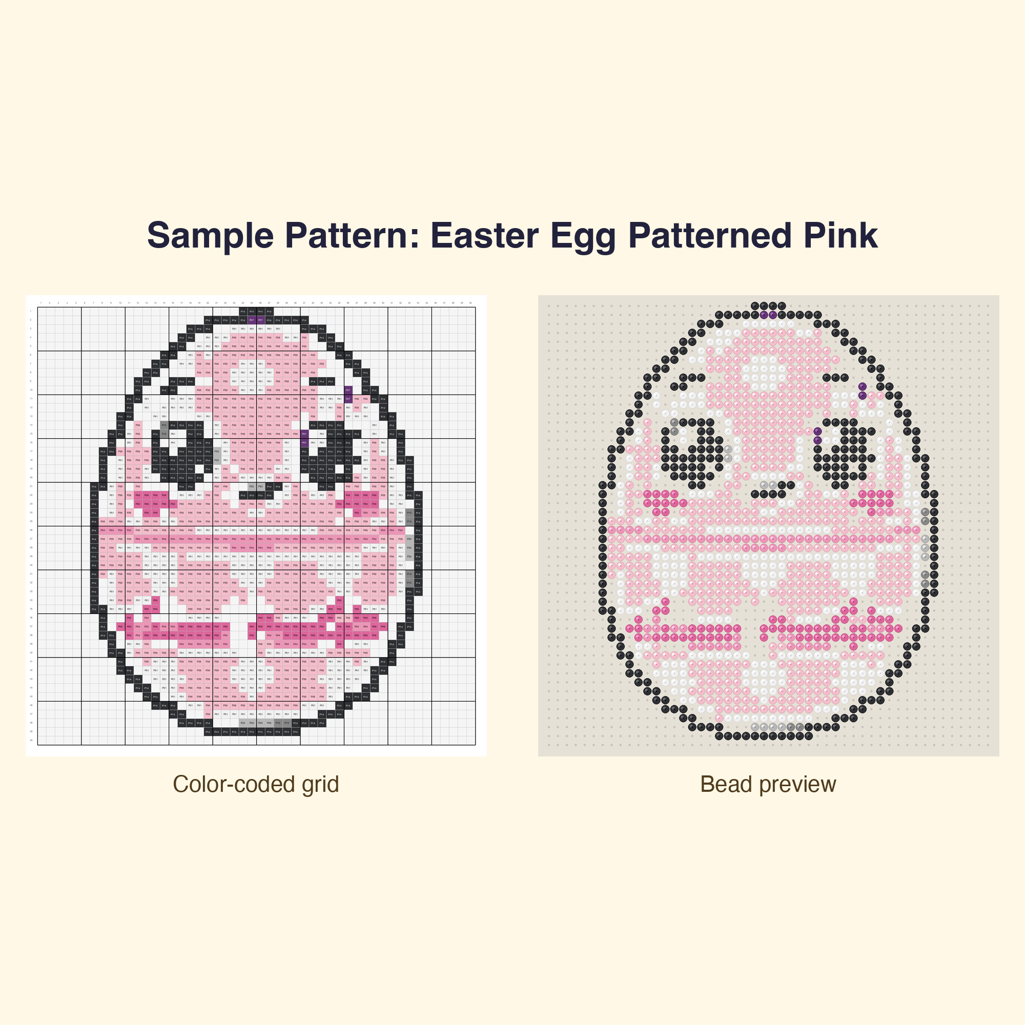 Cute Spring Garden Perler Bead Pattern Bundle | 42 Designs | Hama Bead Compatible | PDF Digital Download