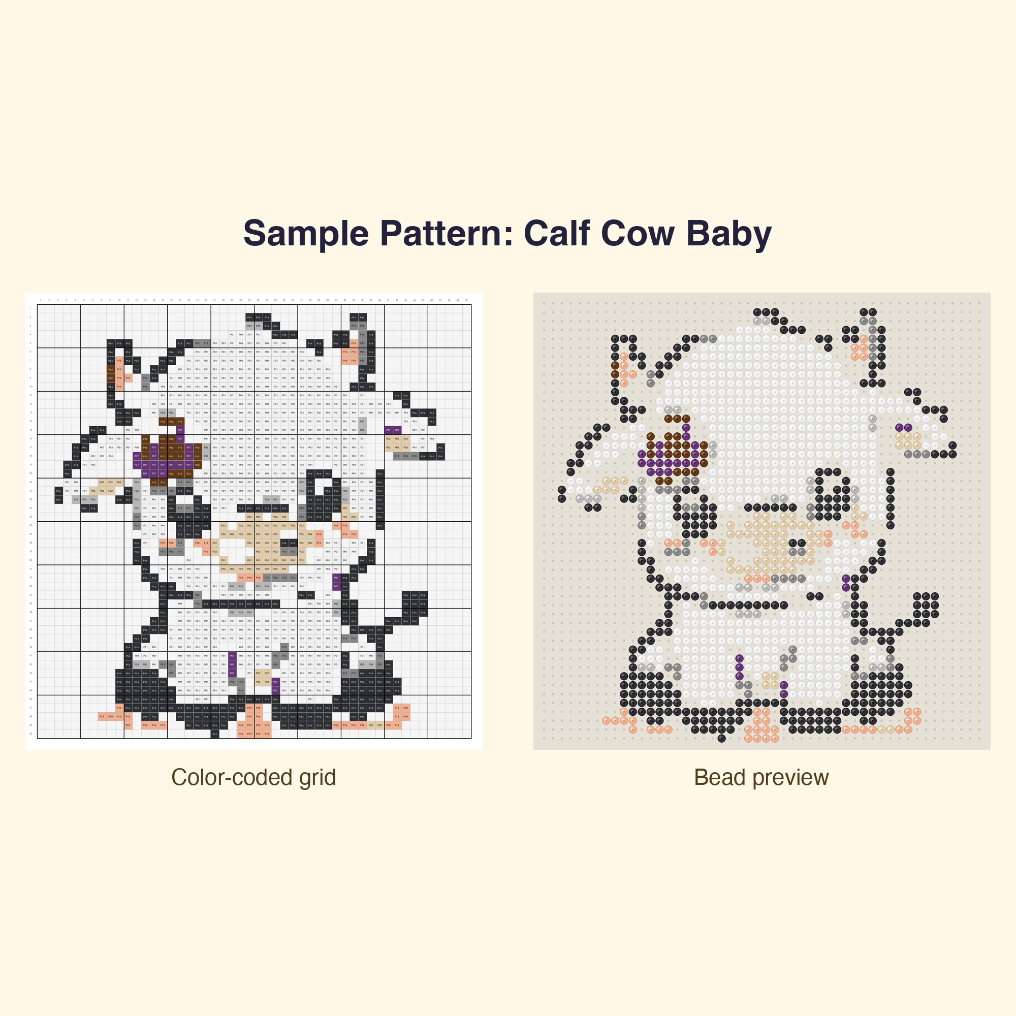 Cute Spring Garden Perler Bead Pattern Bundle | 42 Designs | Hama Bead Compatible | PDF Digital Download
