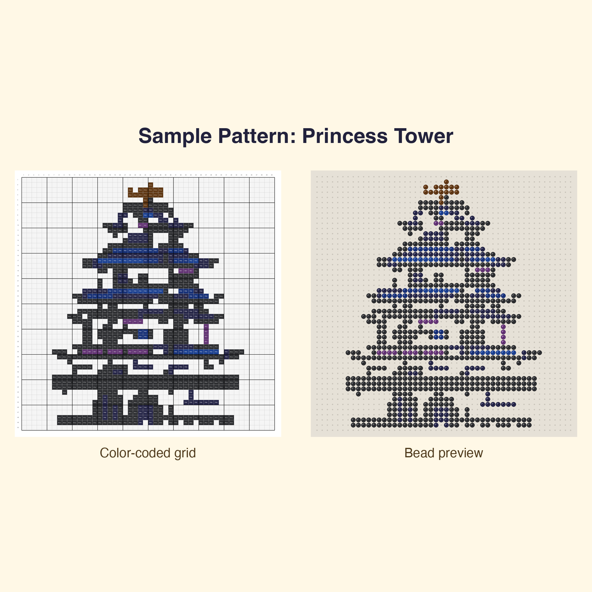 Kawaii Fairy Tales Perler Bead Pattern Bundle | 48 Designs | Hama Bead Compatible | PDF Digital Download