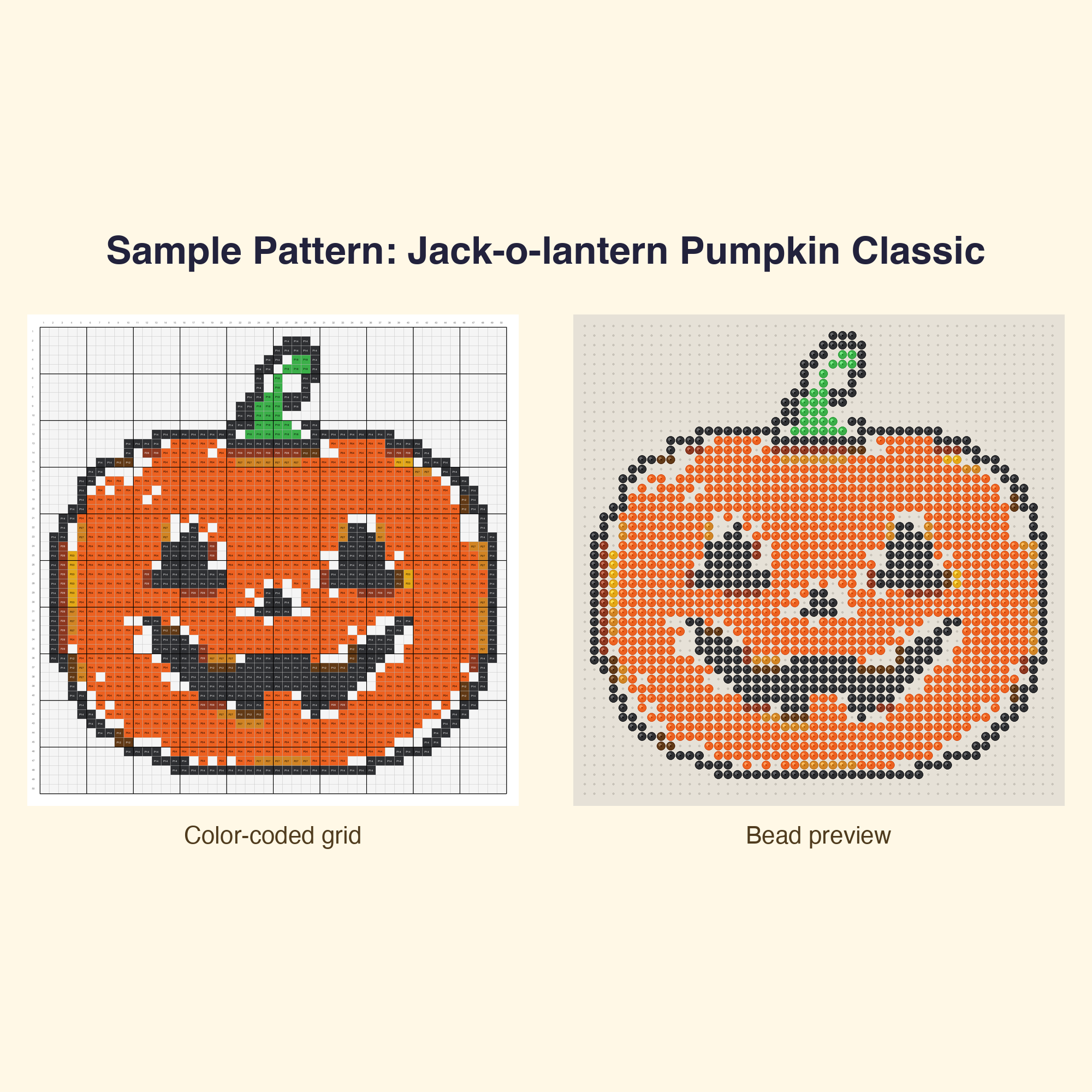 Cute Spooky Cute Halloween Perler Bead Pattern Bundle | 48 Designs | Hama Bead Compatible | PDF Digital Download