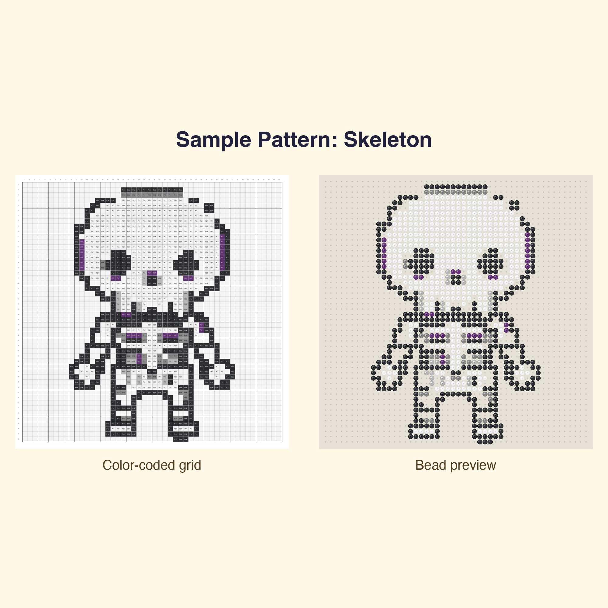 Cute Spooky Cute Halloween Perler Bead Pattern Bundle | 48 Designs | Hama Bead Compatible | PDF Digital Download