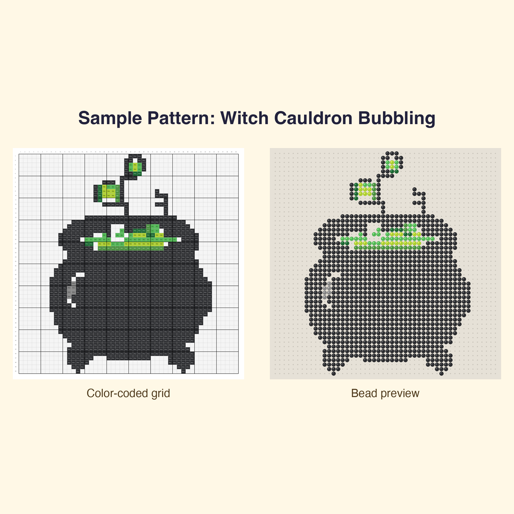 Cute Spooky Cute Halloween Perler Bead Pattern Bundle | 48 Designs | Hama Bead Compatible | PDF Digital Download