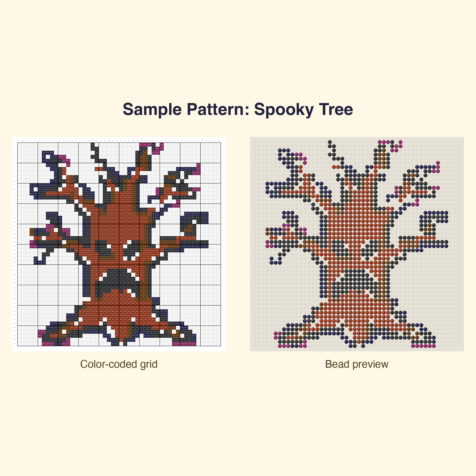 Cute Spooky Cute Halloween Perler Bead Pattern Bundle | 48 Designs | Hama Bead Compatible | PDF Digital Download