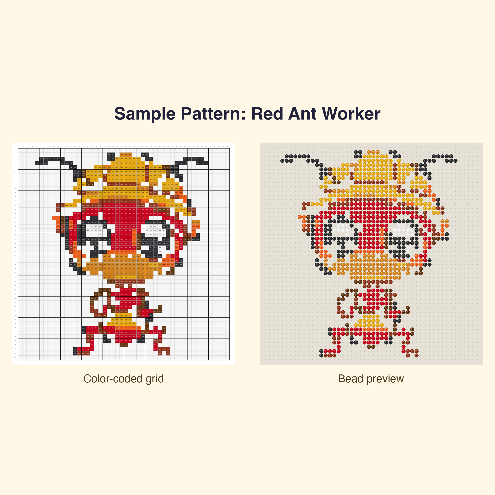 Cute Garden Critters Perler Bead Pattern Bundle | 48 Designs | Hama Bead Compatible | PDF Digital Download