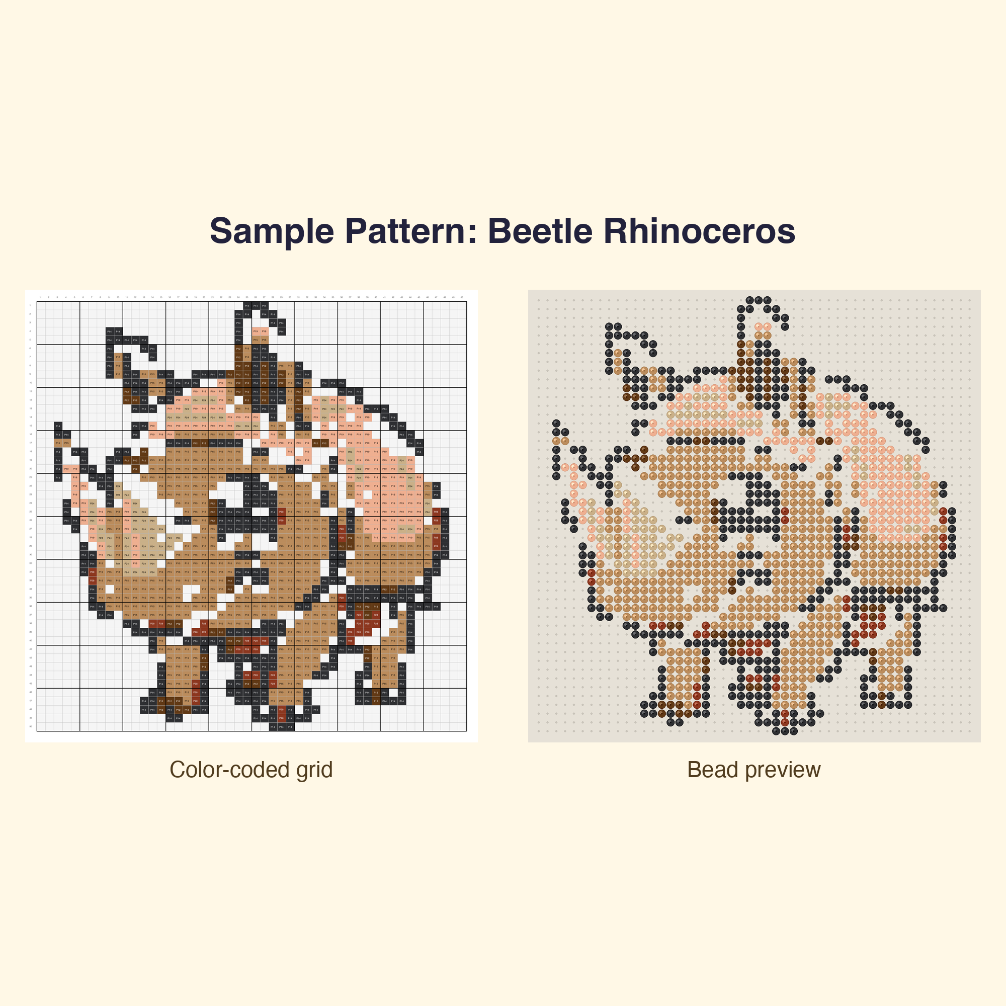 Cute Garden Critters Perler Bead Pattern Bundle | 48 Designs | Hama Bead Compatible | PDF Digital Download
