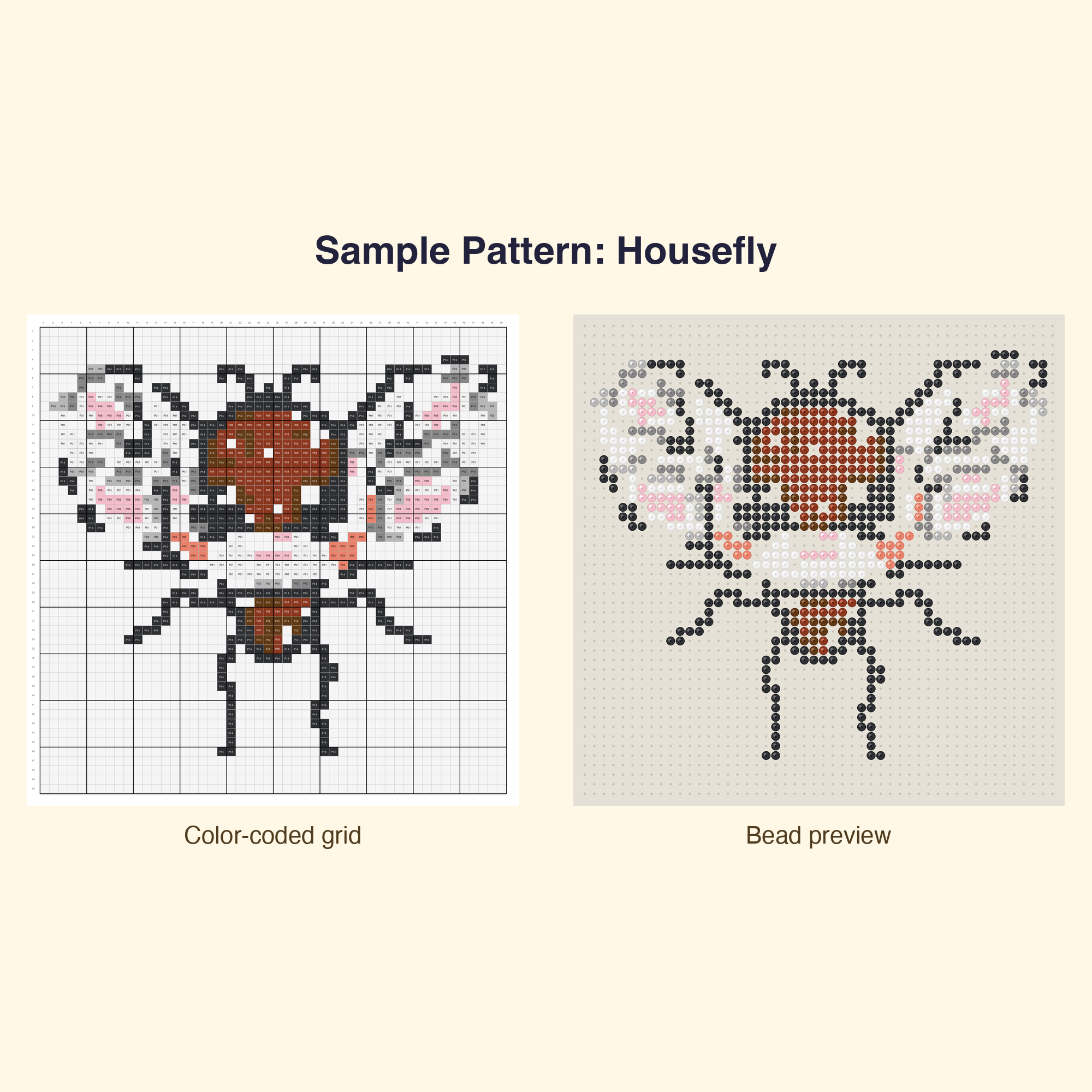 Cute Garden Critters Perler Bead Pattern Bundle | 48 Designs | Hama Bead Compatible | PDF Digital Download