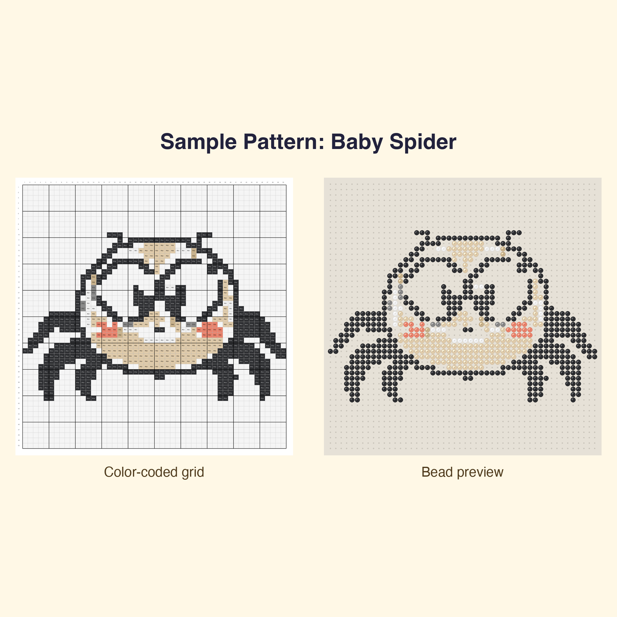 Cute Garden Critters Perler Bead Pattern Bundle | 48 Designs | Hama Bead Compatible | PDF Digital Download