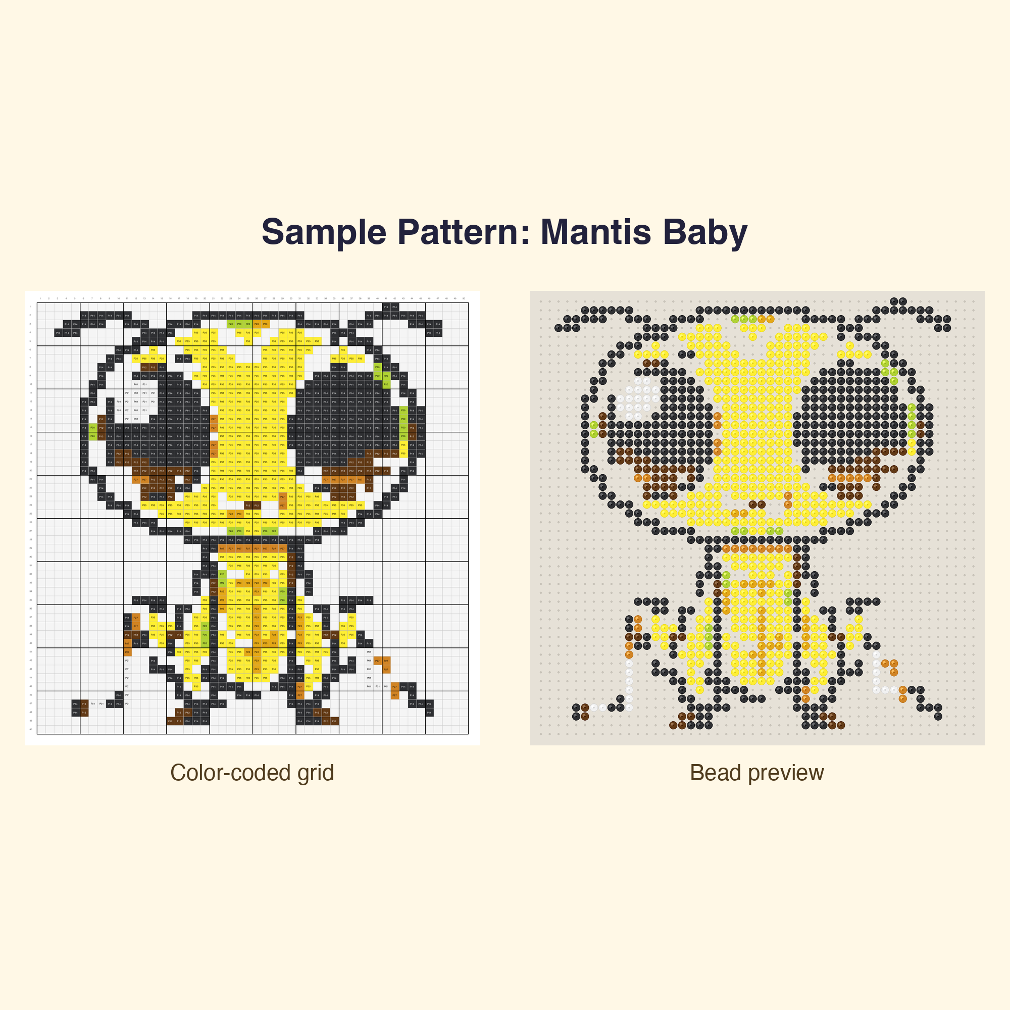 Cute Garden Critters Perler Bead Pattern Bundle | 48 Designs | Hama Bead Compatible | PDF Digital Download