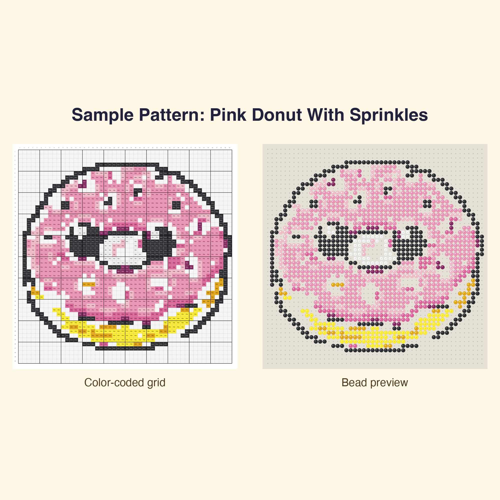 Cute Cute Food Bundle Perler Bead Pattern Bundle | 48 Designs | Hama Bead Compatible | PDF Digital Download