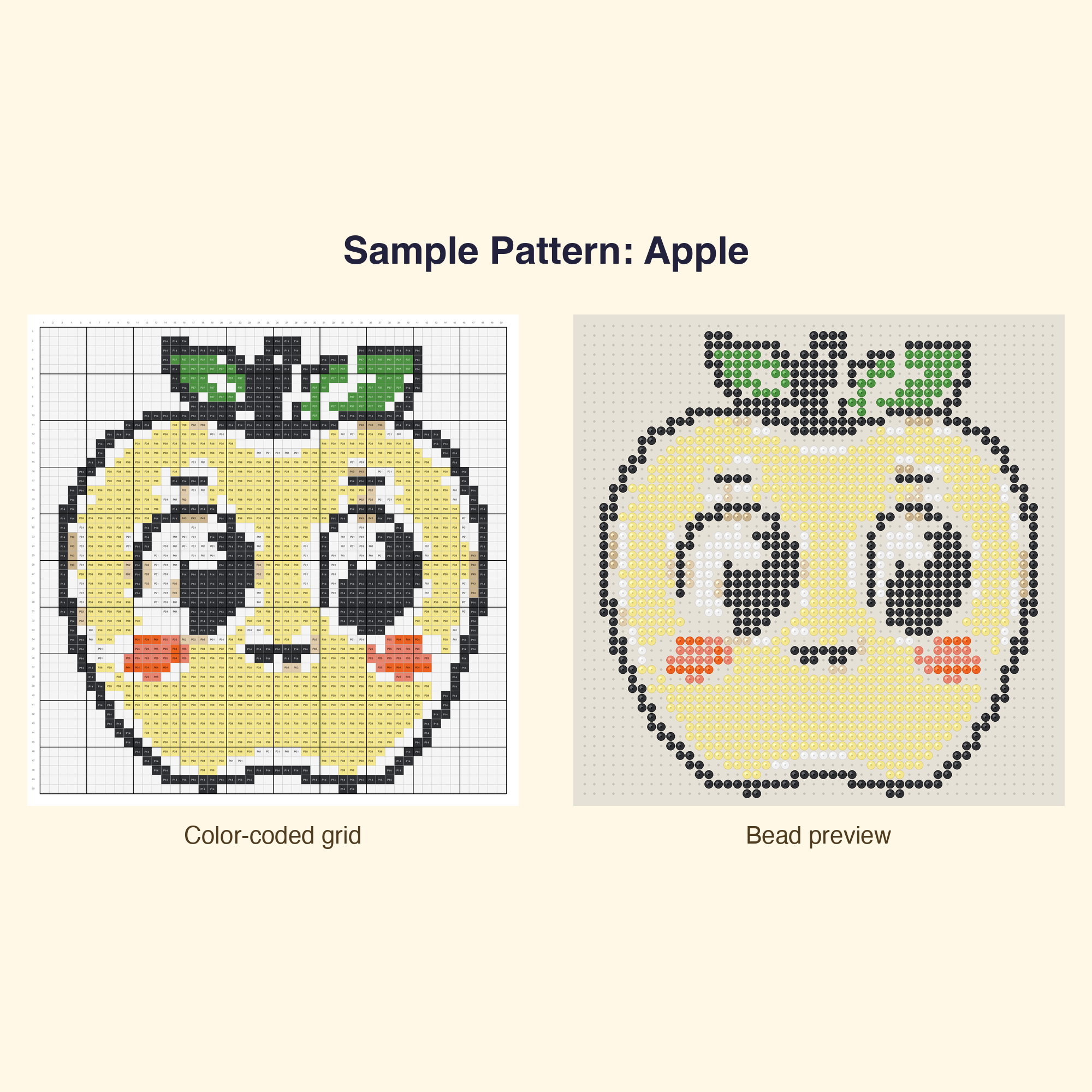 Cute Cute Food Bundle Perler Bead Pattern Bundle | 48 Designs | Hama Bead Compatible | PDF Digital Download