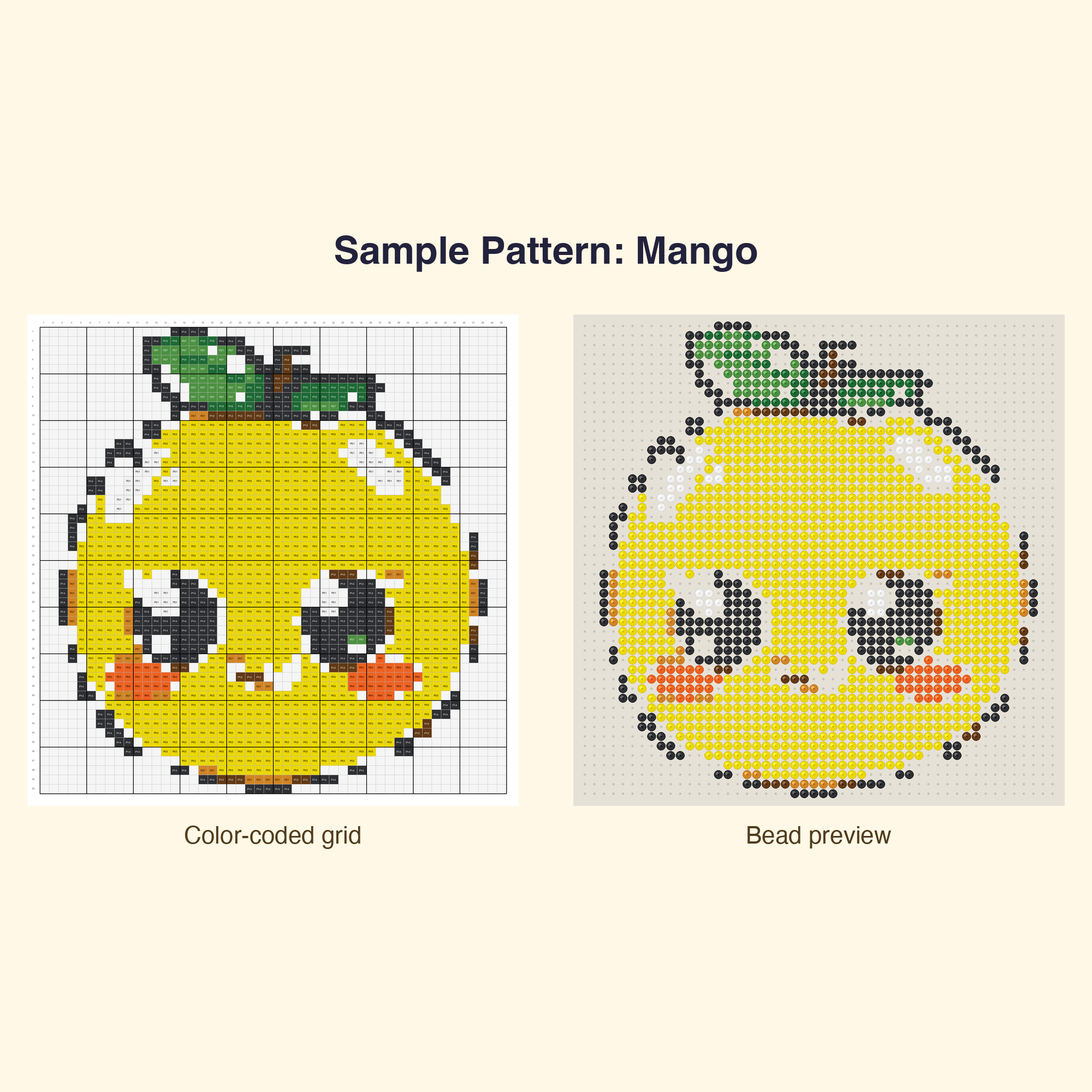 Cute Cute Food Bundle Perler Bead Pattern Bundle | 48 Designs | Hama Bead Compatible | PDF Digital Download