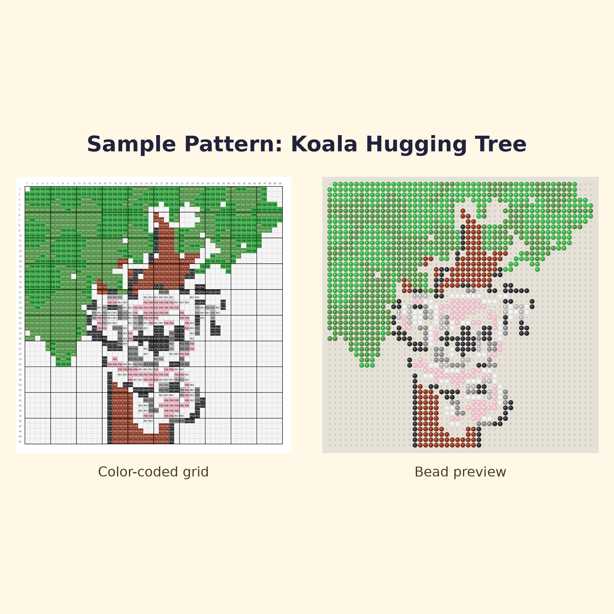 Cute Koala Pals Perler Bead Pattern Bundle | 24 Designs | Hama Bead Compatible | PDF Digital Download