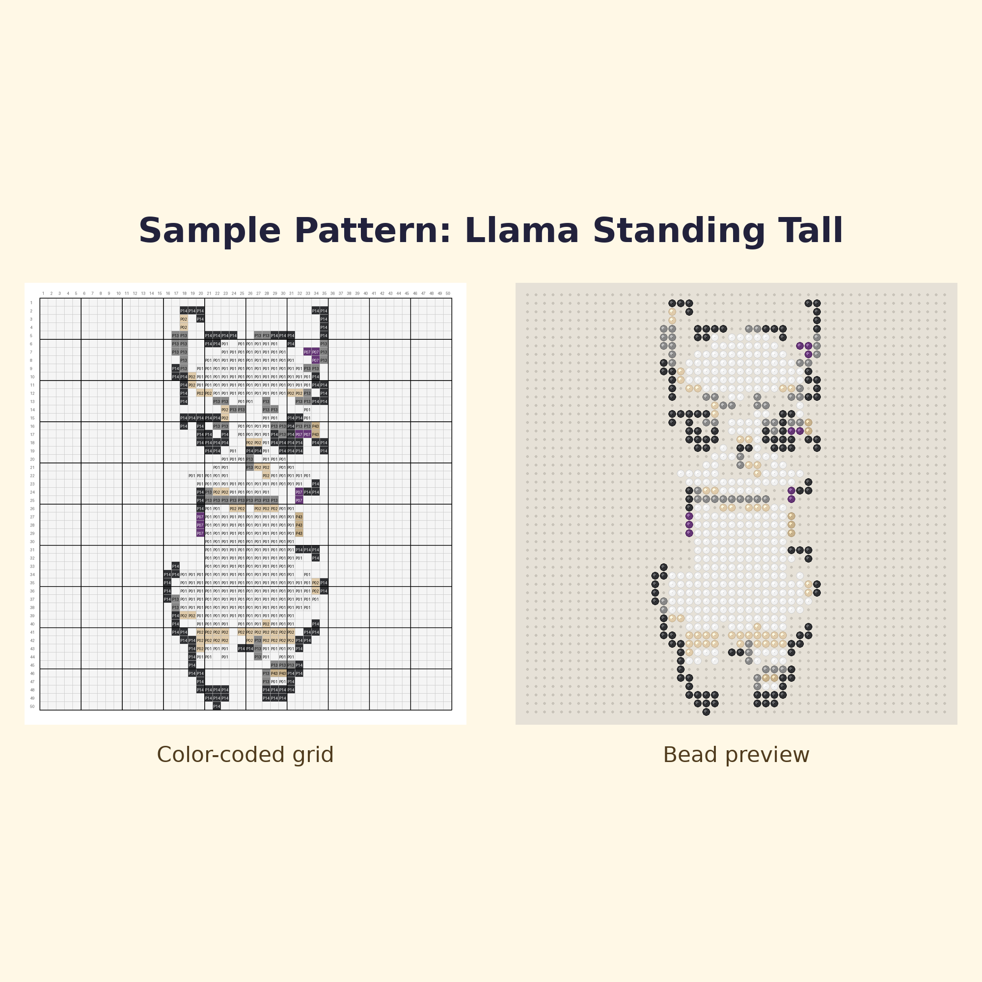 Cute Llama Pals Perler Bead Pattern Bundle | 24 Designs | Hama Bead Compatible | PDF Digital Download