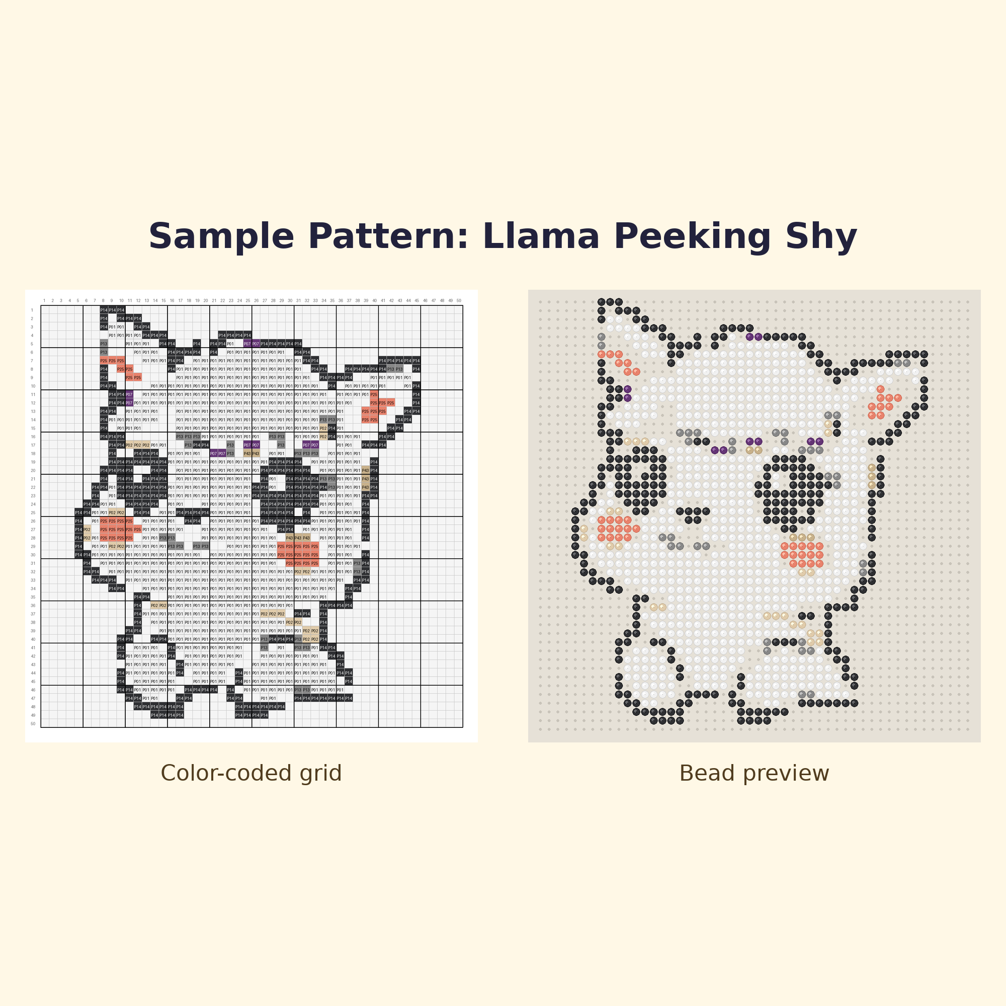 Cute Llama Pals Perler Bead Pattern Bundle | 24 Designs | Hama Bead Compatible | PDF Digital Download