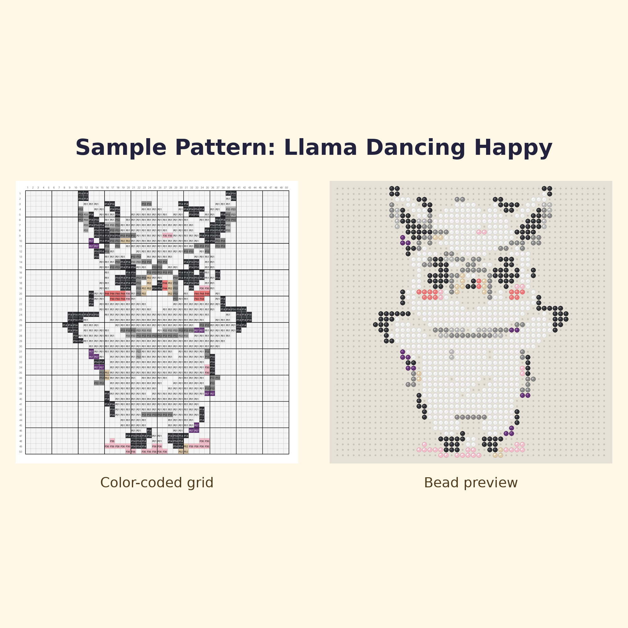 Cute Llama Pals Perler Bead Pattern Bundle | 24 Designs | Hama Bead Compatible | PDF Digital Download