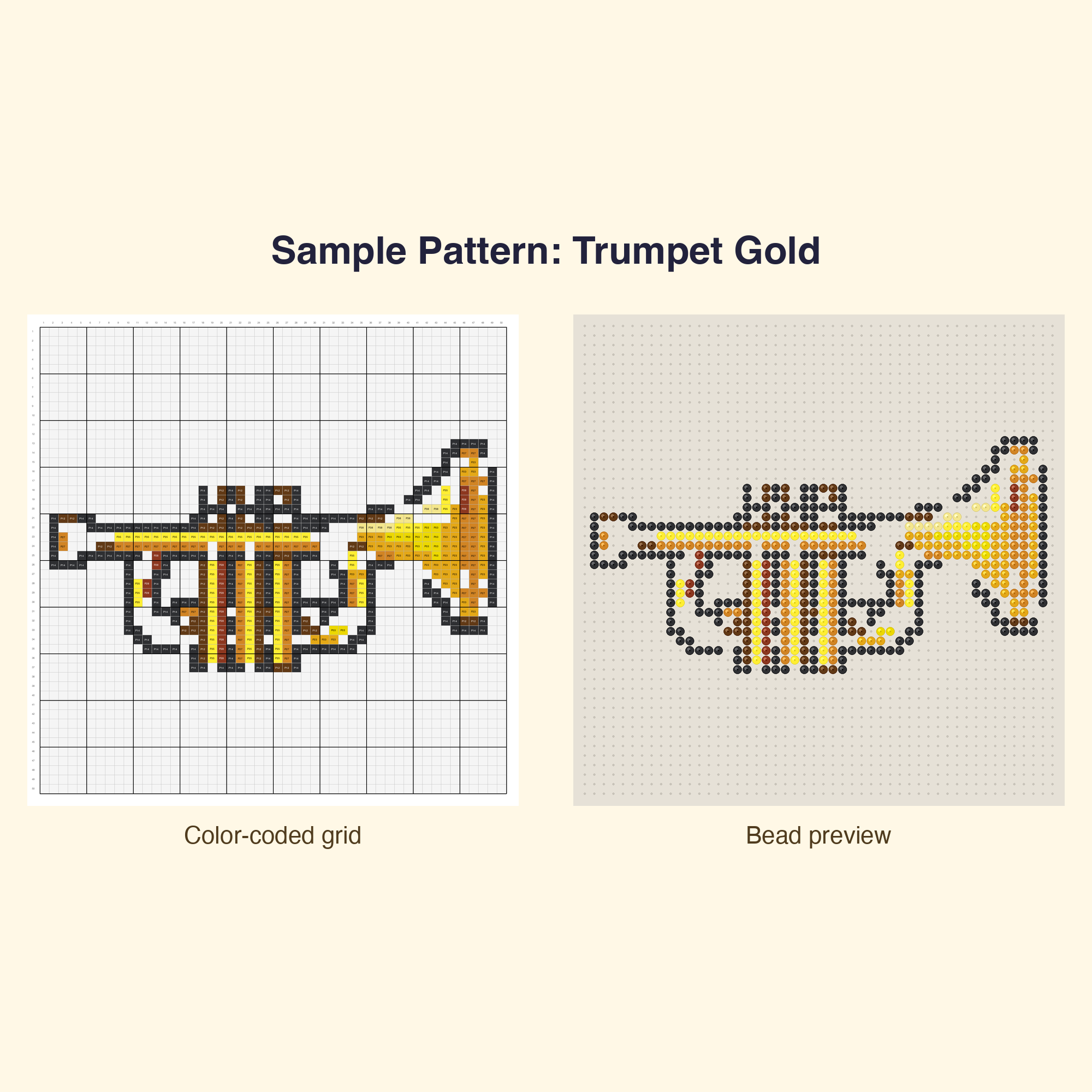 Kawaii Music Instruments Perler Bead Pattern Bundle | 48 Designs | Hama Bead Compatible | PDF Digital Download