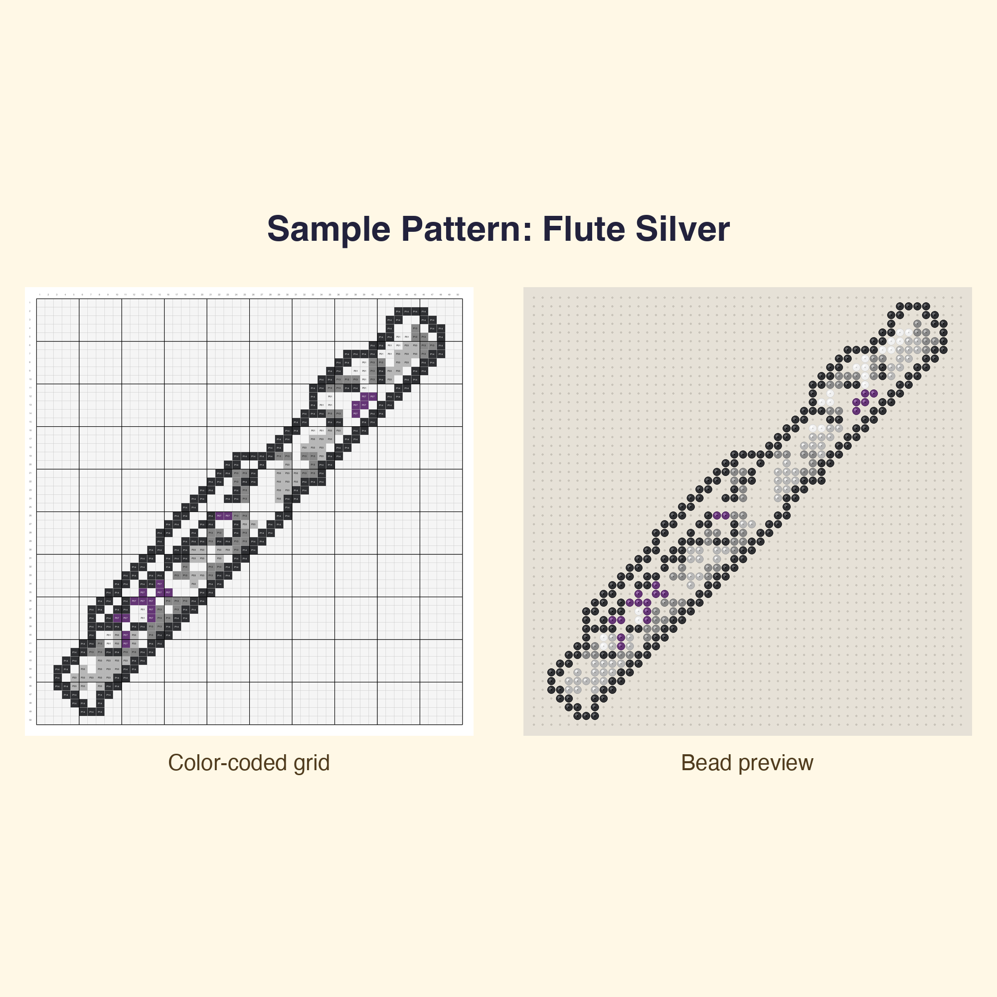 Kawaii Music Instruments Perler Bead Pattern Bundle | 48 Designs | Hama Bead Compatible | PDF Digital Download