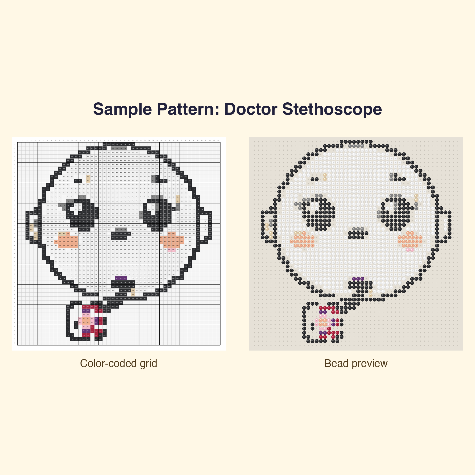 Kawaii Jobs Pros Perler Bead Pattern Bundle | 48 Designs | Hama Bead Compatible | PDF Digital Download